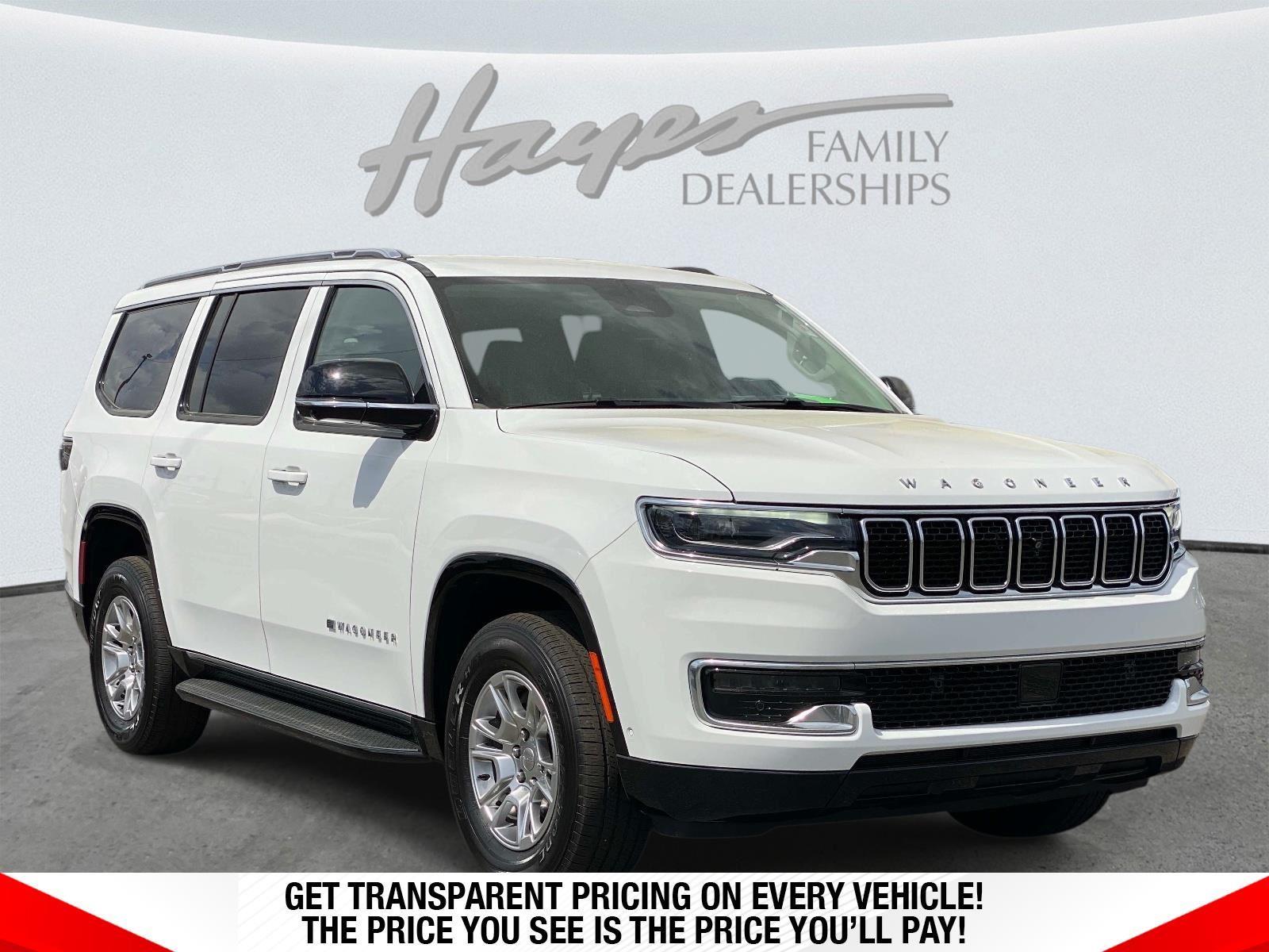 Bright White Clearcoat 2024 Jeep Wagoneer 4WD SUV / Crossover Four-Wheel Drive 8-Speed Automatic