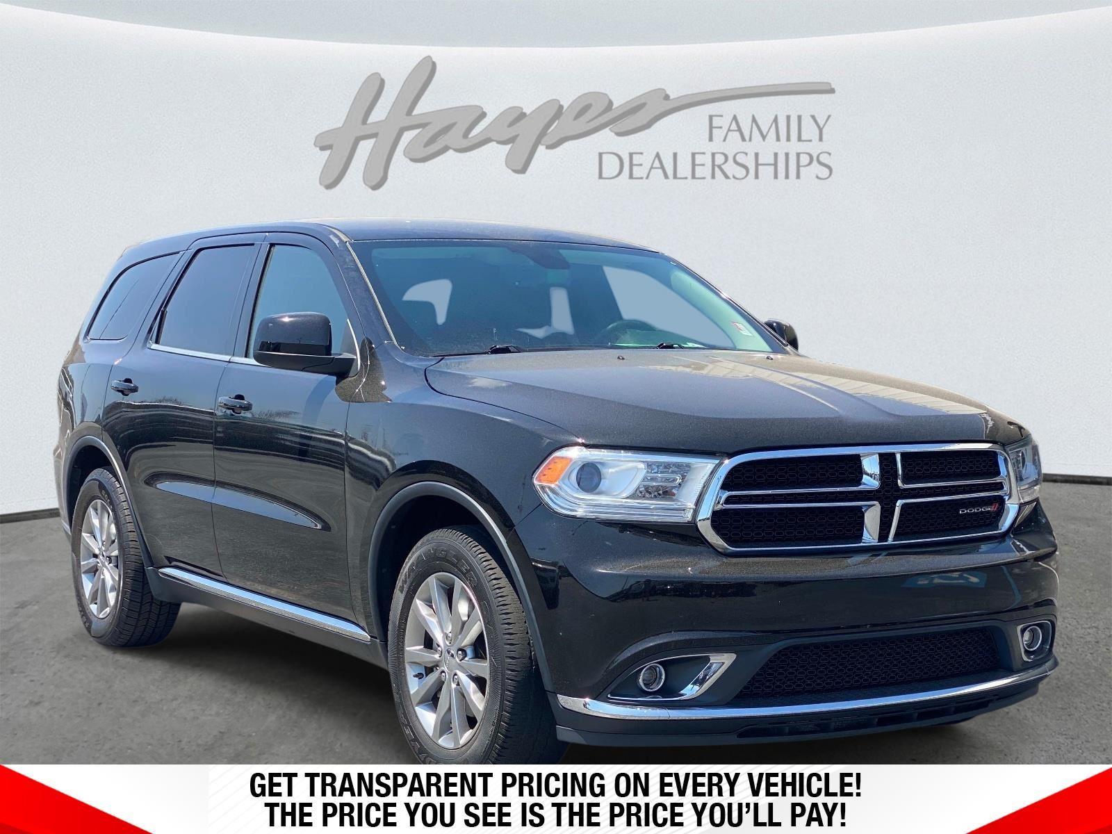 DB Black Clearcoat 2018 Dodge Durango SXT RWD SUV / Crossover Rear-Wheel Drive 8-Speed Automatic