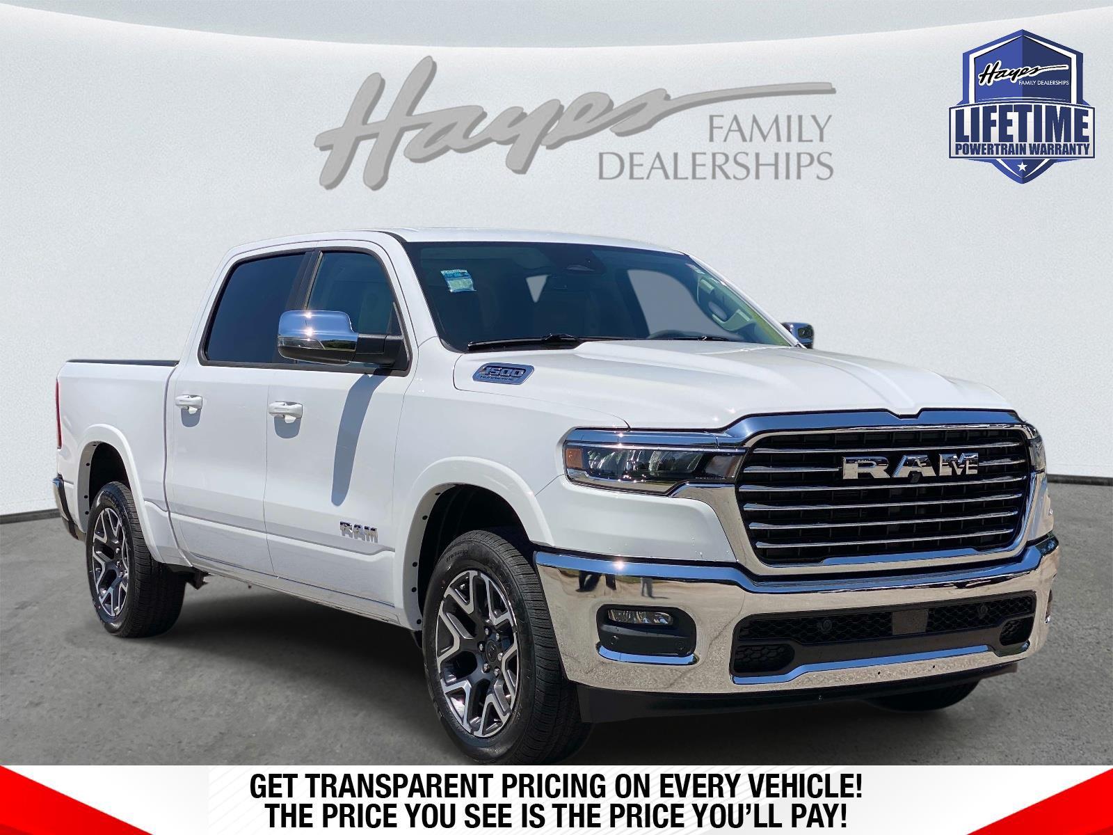 Bright White Clearcoat 2026 RAM 1500 Pickup Truck Four-Wheel Drive 8-Speed Automatic