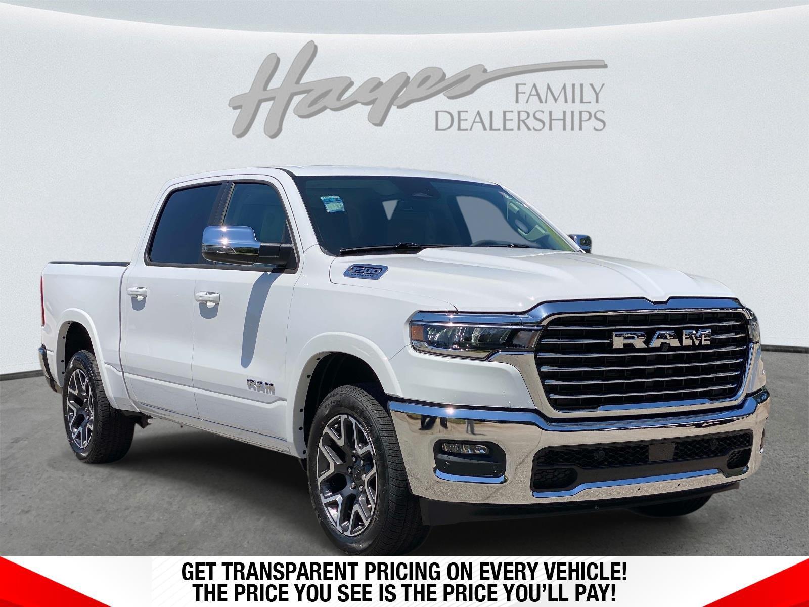 Bright White Clearcoat 2026 RAM 1500 Pickup Truck Four-Wheel Drive 8-Speed Automatic