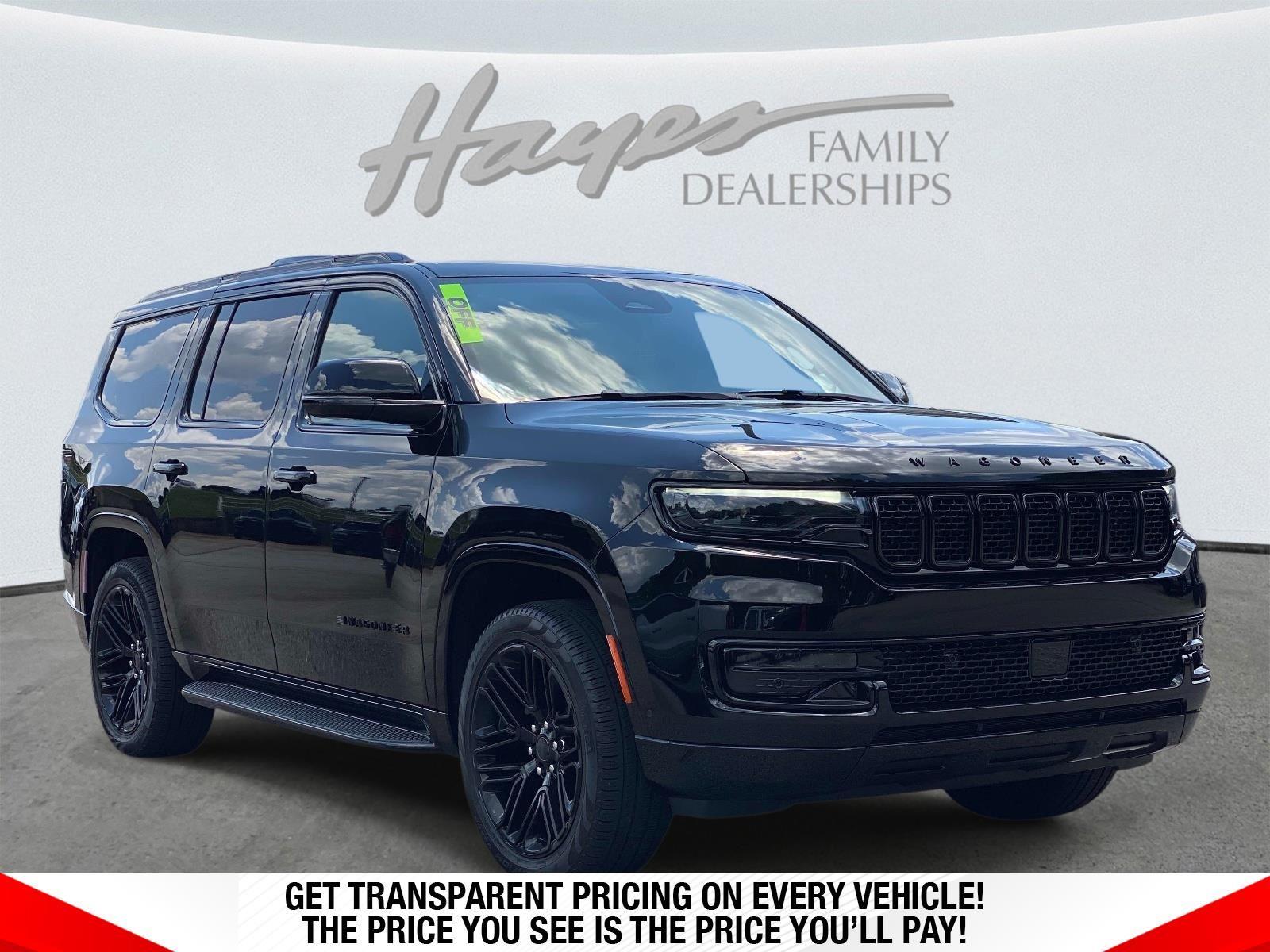 Diamond Black Crystal Pearlcoat 2025 Jeep Wagoneer Series II RWD SUV / Crossover 4X2 8-Speed Automatic