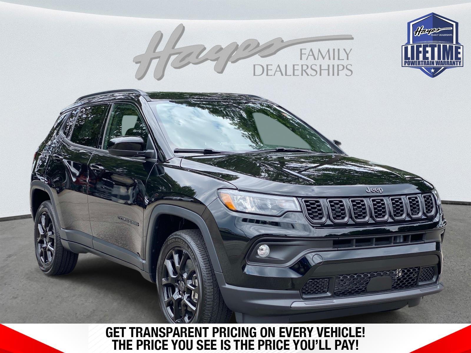 Diamond Black Crystal Pearlcoat 2026 Jeep Compass Latitude Altitude 4WD SUV / Crossover Four-Wheel Drive 8-Speed Automatic