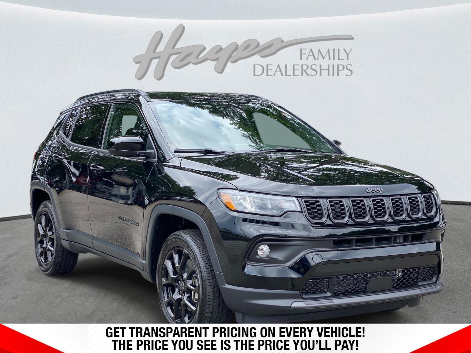 Diamond Black Crystal Pearlcoat 2026 Jeep Compass SUV / Crossover Four-Wheel Drive 8-Speed Automatic