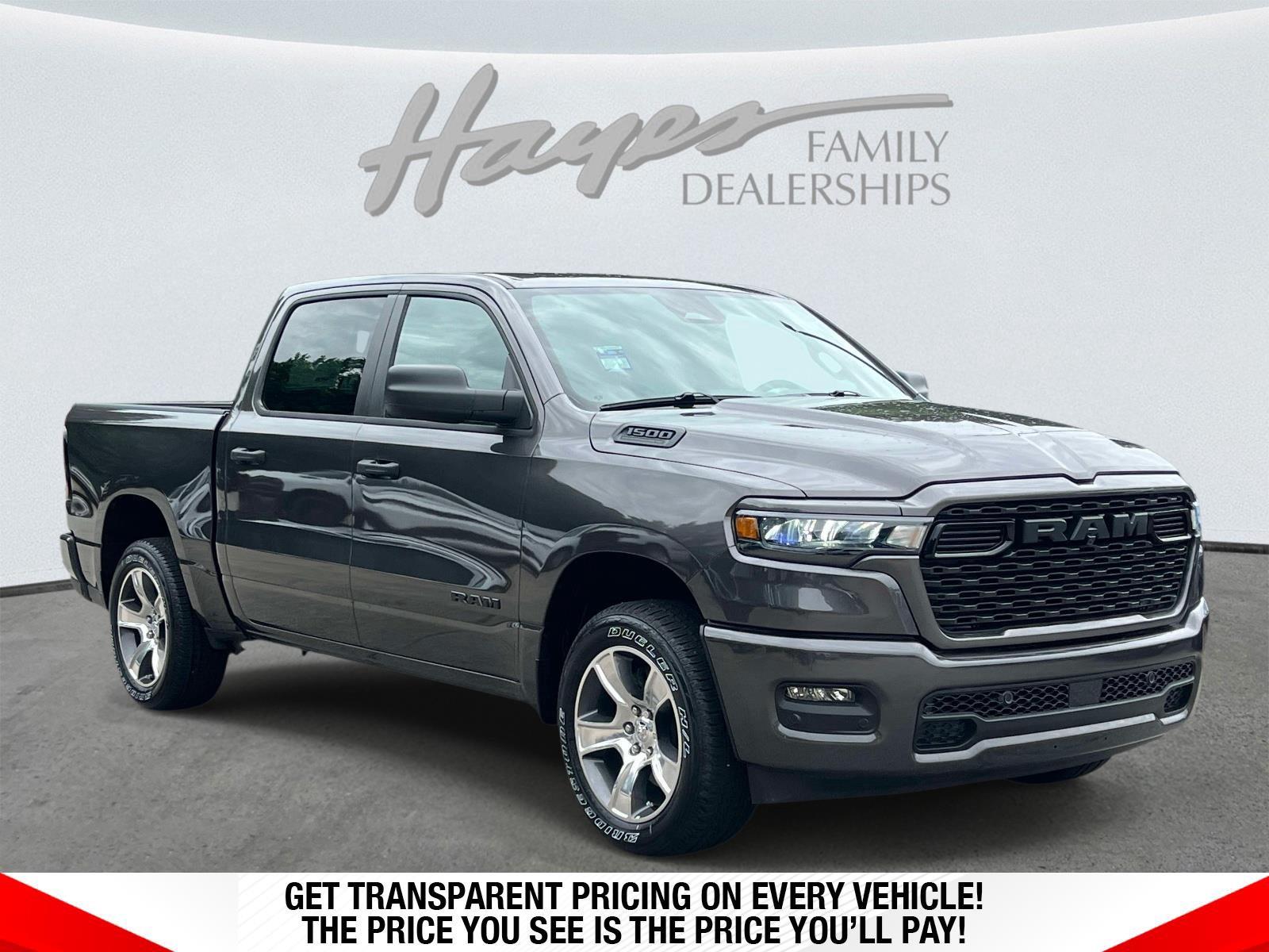 Gray (Granite Crystal Metallic Clearcoat) 2026 RAM 1500 Pickup Truck Four-Wheel Drive 8-Speed Automatic