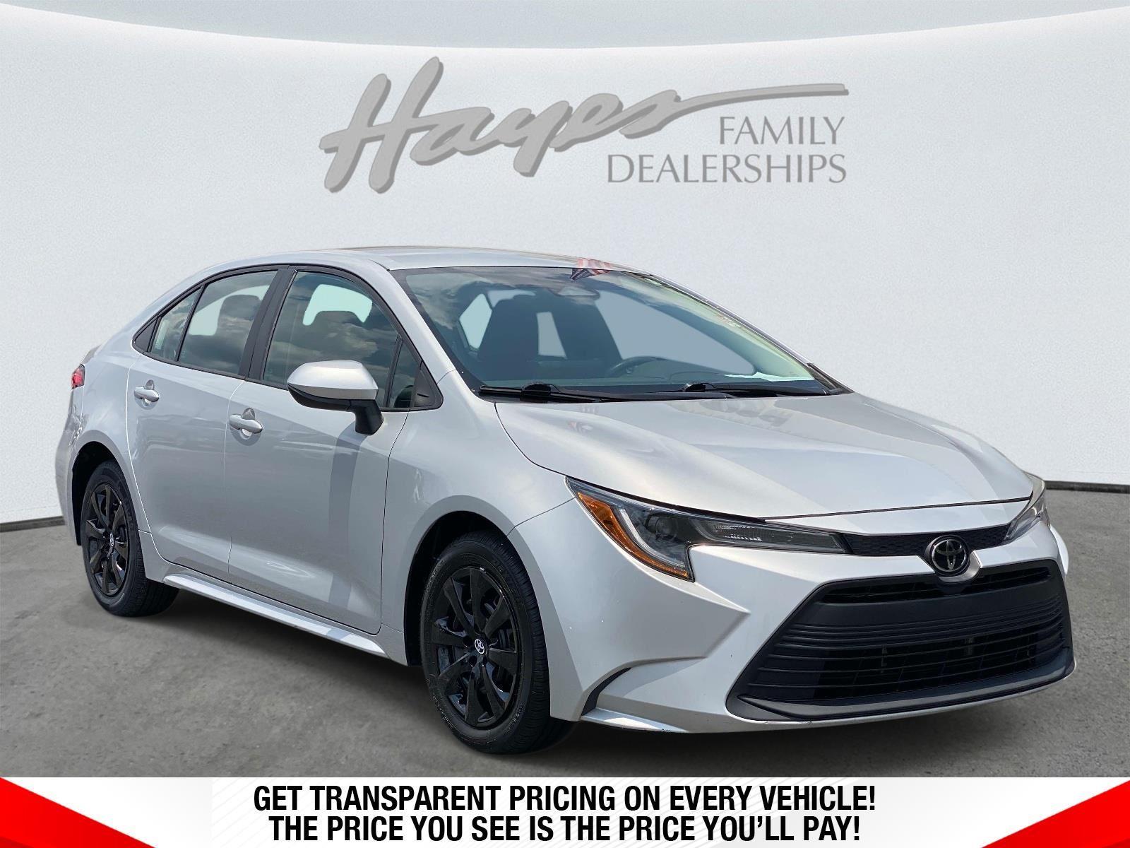 Classic Silver Metallic 2024 Toyota Corolla Sedan Front-Wheel Drive Continuously Variable Transmission