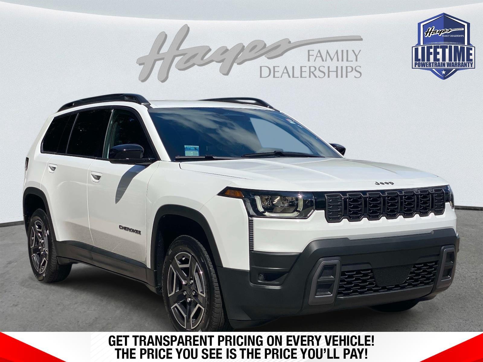 Bright White Clearcoat 2026 Jeep Cherokee SUV / Crossover Four-Wheel Drive Automatic