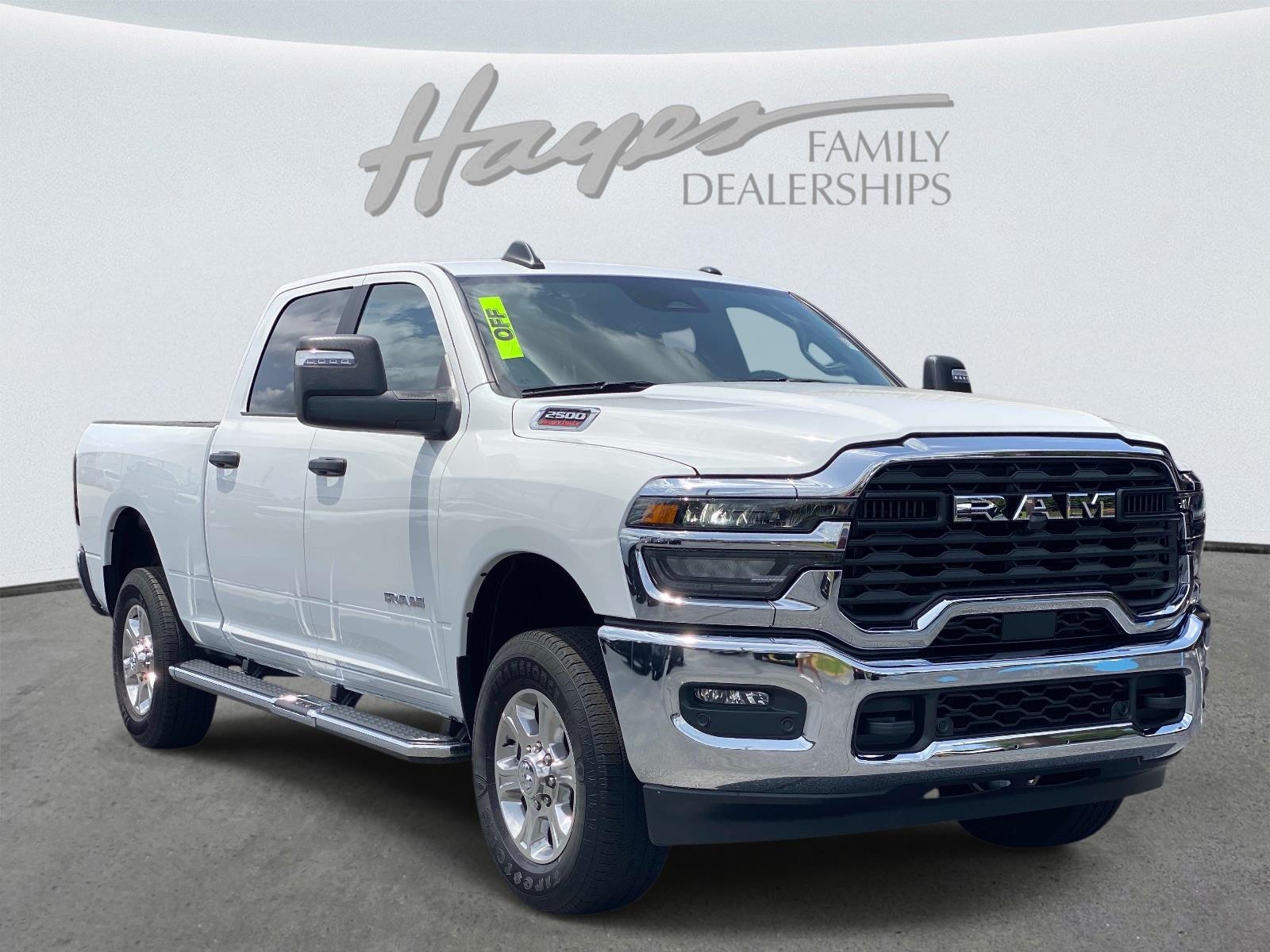 BRIGHT WHITE CL 2025 RAM 2500 Pickup Truck Four-Wheel Drive Manual