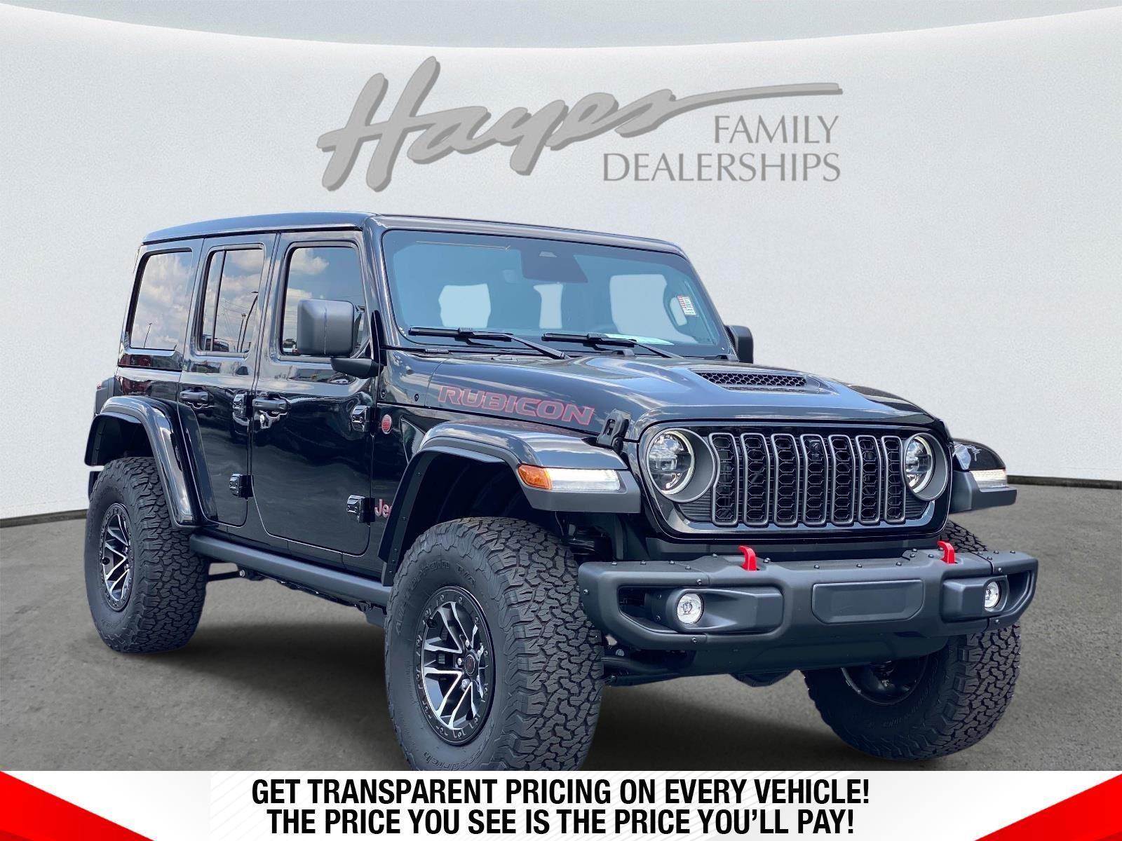 Black Clearcoat 2026 Jeep Wrangler SUV / Crossover Four-Wheel Drive 8-Speed Automatic
