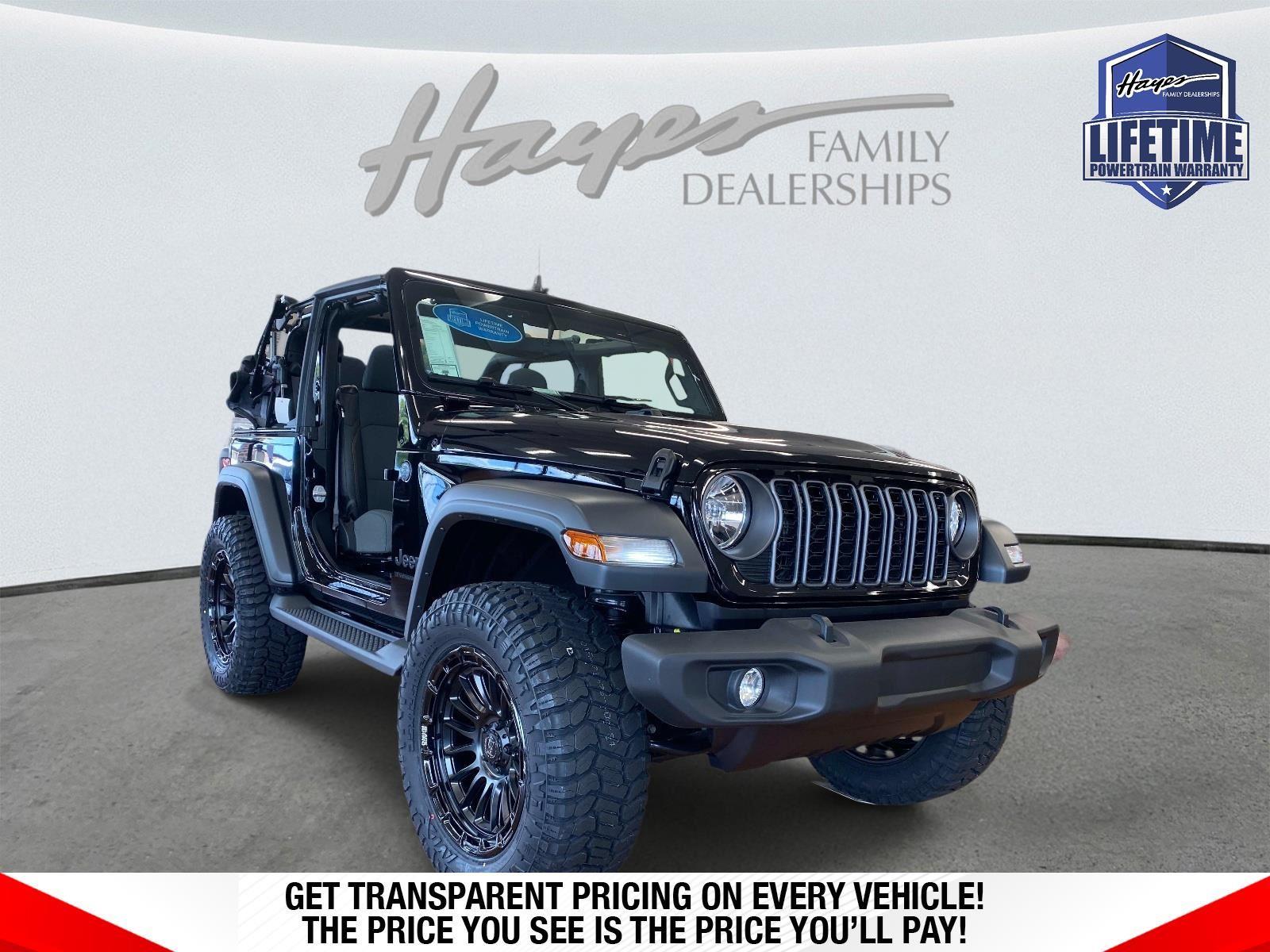 Black Clearcoat 2026 Jeep Wrangler SUV / Crossover Four-Wheel Drive 8-Speed Automatic