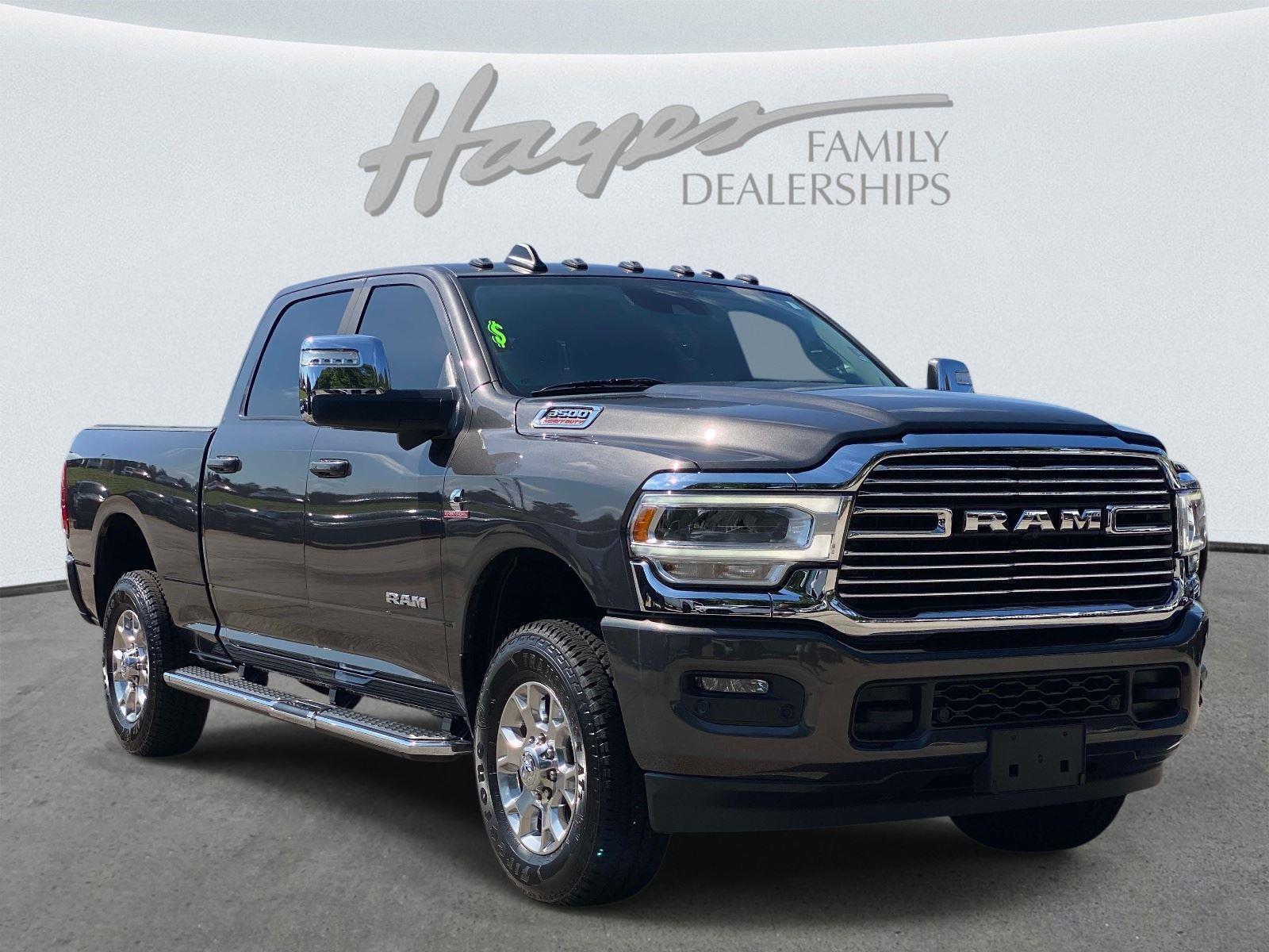 Gray (Granite Crystal Metallic Clearcoat) 2024 RAM 3500 Pickup Truck Four-Wheel Drive 6-Speed Automatic