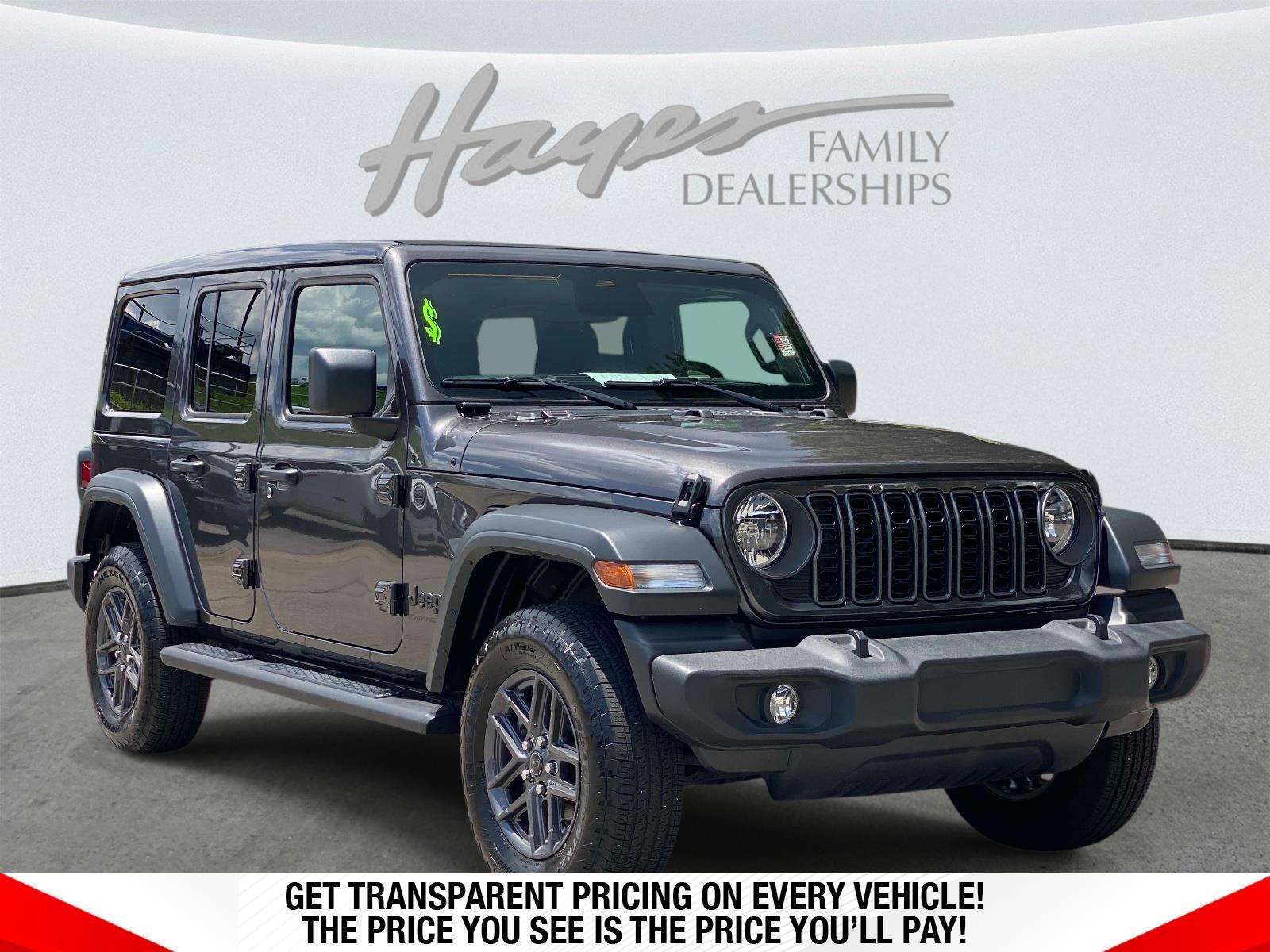 Gray (Granite Crystal Metallic Clearcoat) 2025 Jeep Wrangler SUV / Crossover Four-Wheel Drive 8-Speed Automatic