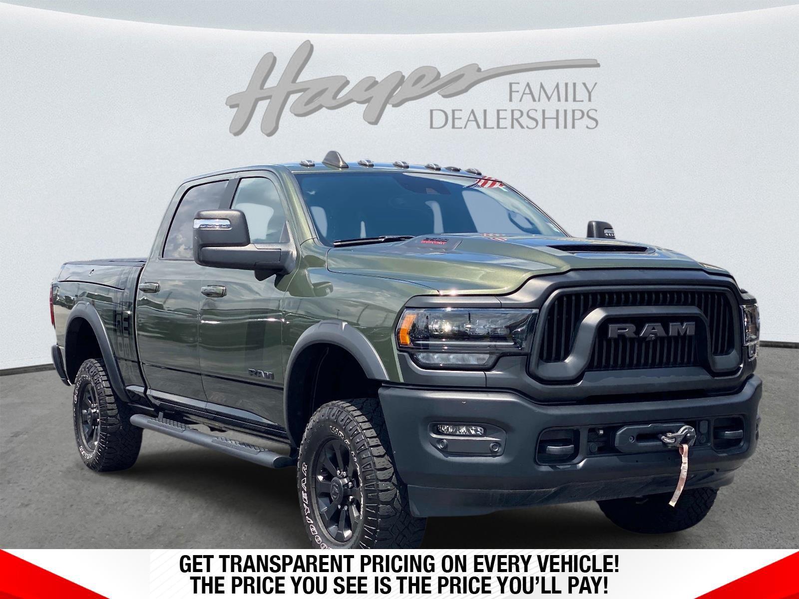 Olive Green Pearlcoat 2024 RAM 2500 Pickup Truck Four-Wheel Drive 8-Speed Automatic