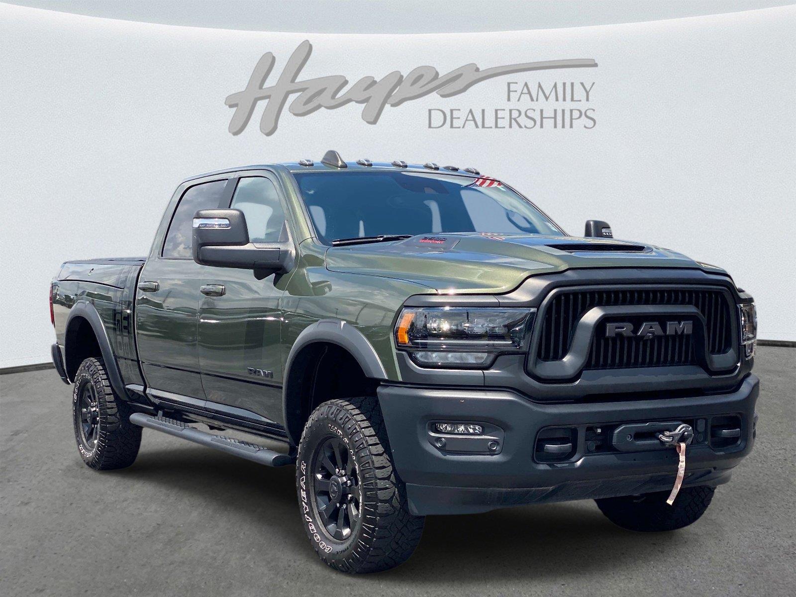 Olive Green Pearlcoat 2024 RAM 2500 Pickup Truck Four-Wheel Drive 8-Speed Automatic