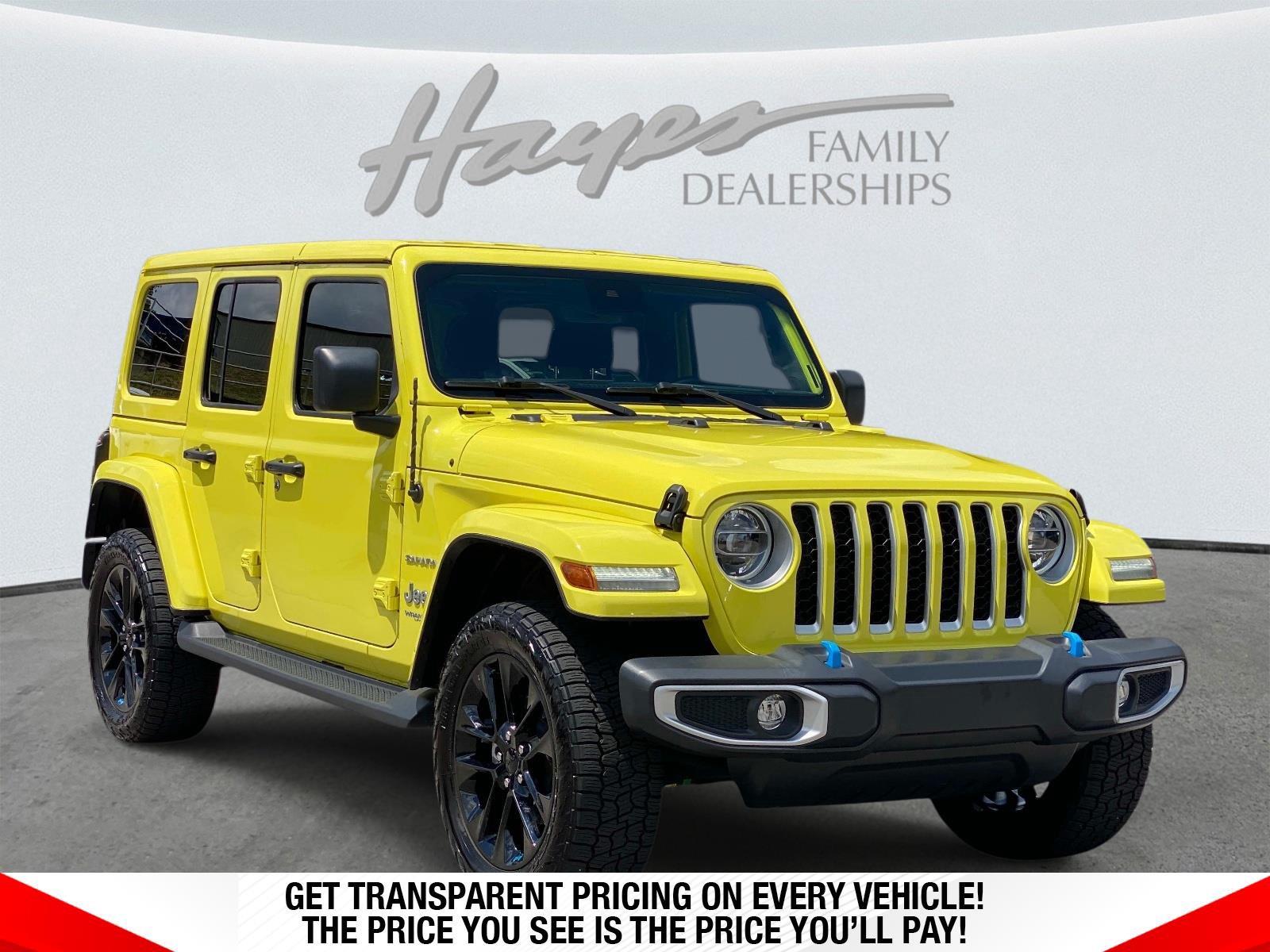 High Velocity Clearcoat 2022 Jeep Wrangler 4xe SUV / Crossover Four-Wheel Drive 8-Speed Automatic