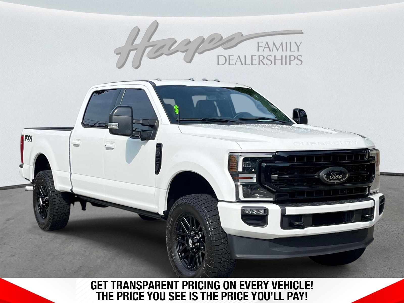 Star White Metallic Tri-Coat 2022 Ford F-250 Super Duty Pickup Truck Four-Wheel Drive 6-Speed Automatic