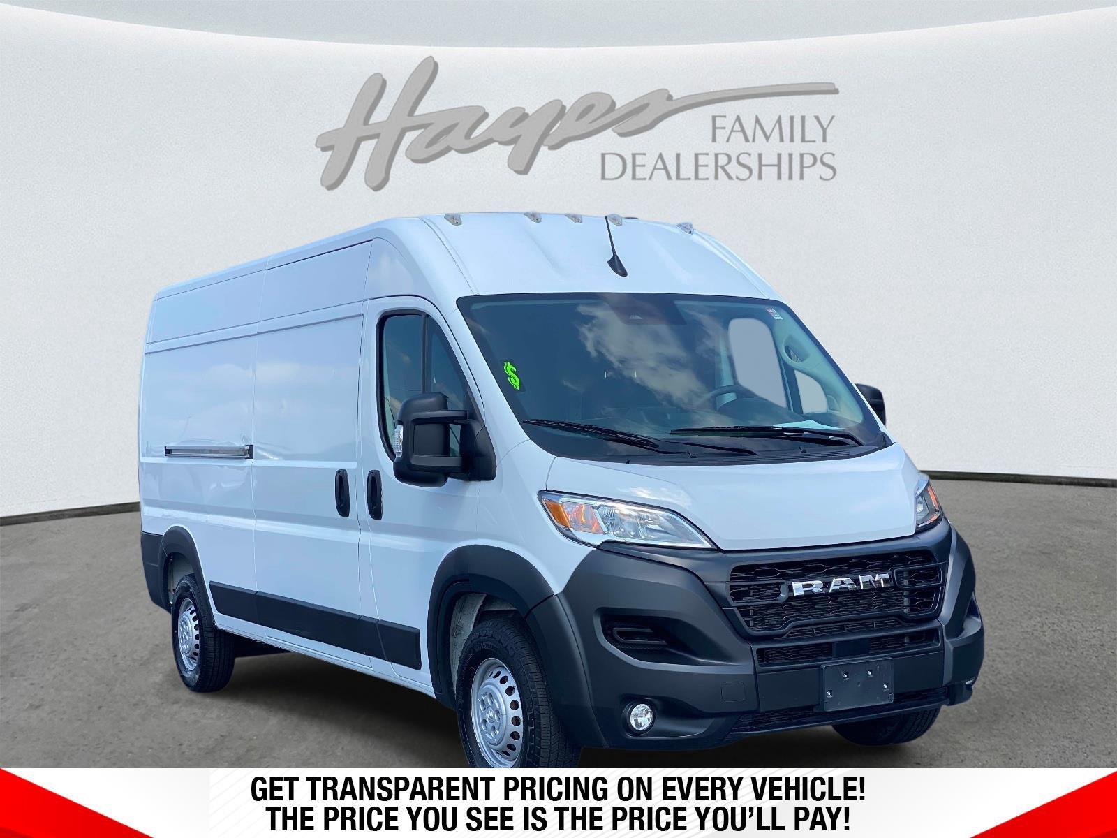 Bright White Clearcoat 2025 RAM ProMaster Van Front-Wheel Drive 9-Speed Automatic