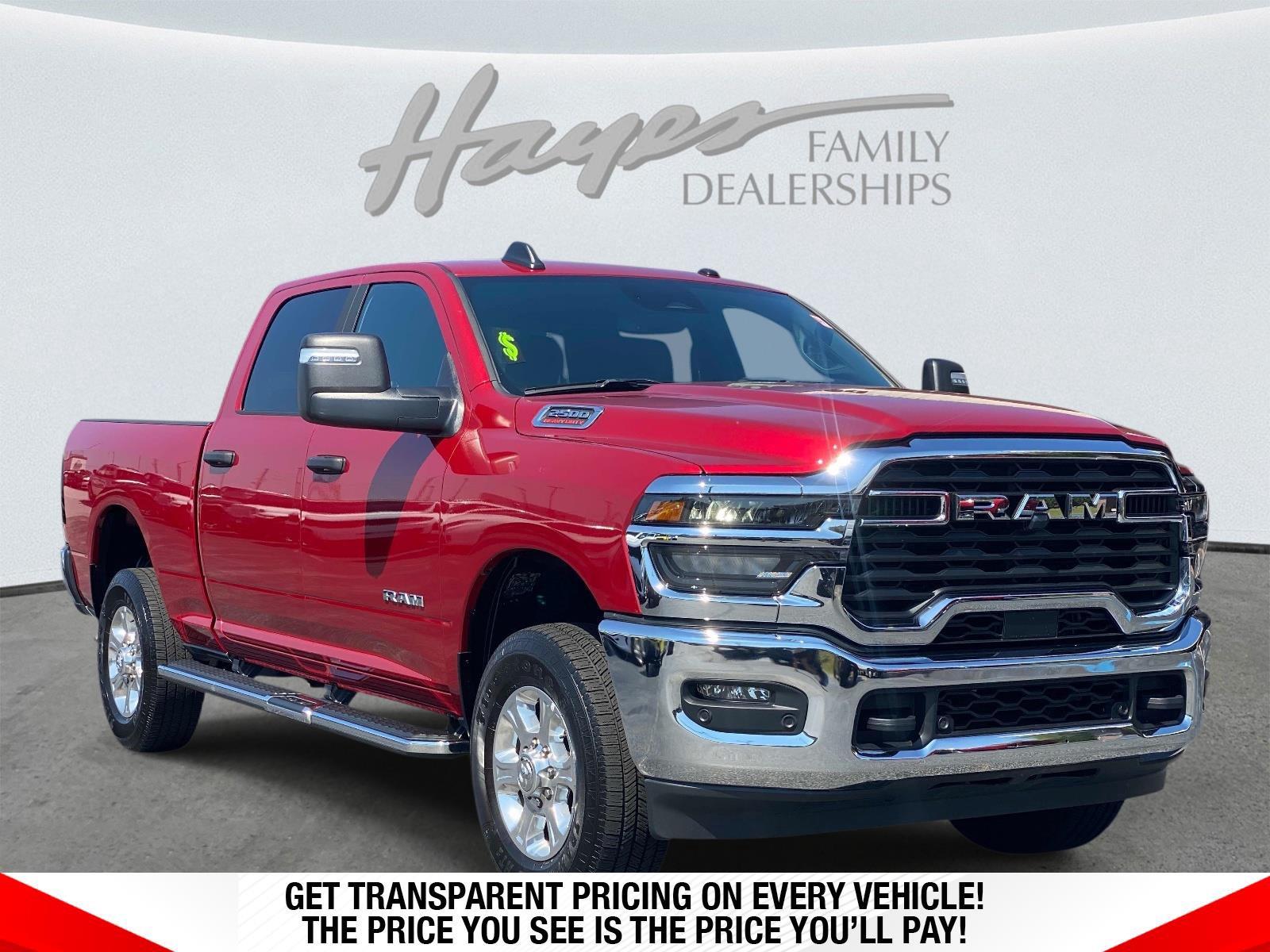 Molten Red Pearlcoat 2026 RAM 2500 Pickup Truck Four-Wheel Drive 8-Speed Automatic