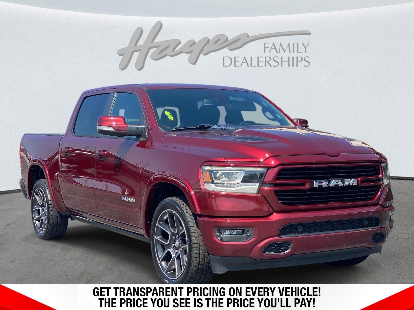 Delmonico Red Pearlcoat 2019 RAM 1500 Pickup Truck Four-Wheel Drive 8-Speed Automatic
