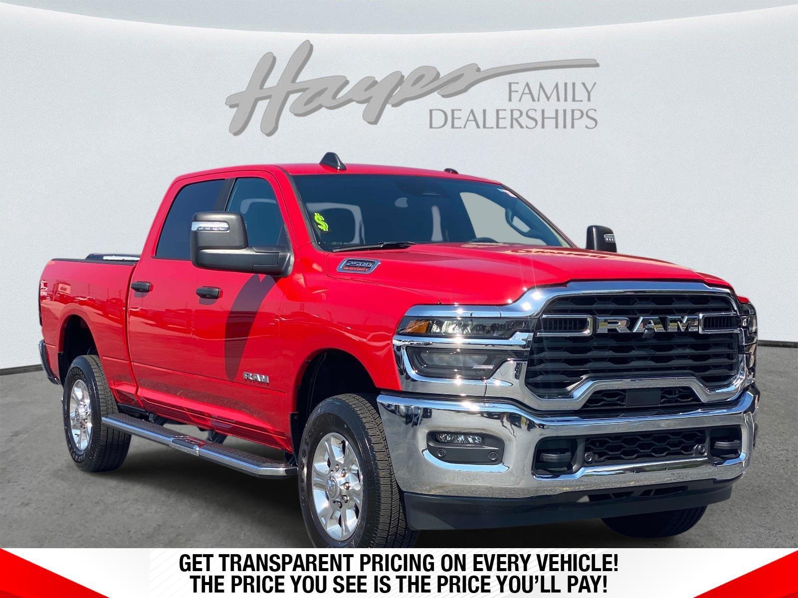 Flame Red Clearcoat 2026 RAM 2500 Pickup Truck Four-Wheel Drive 8-Speed Automatic
