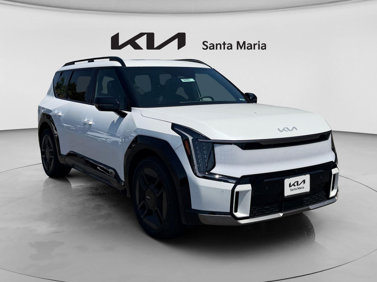 Snow White Pearl 2024 Kia EV9 GT-Line AWD SUV / Crossover All-Wheel Drive 1-Speed Dual Clutch