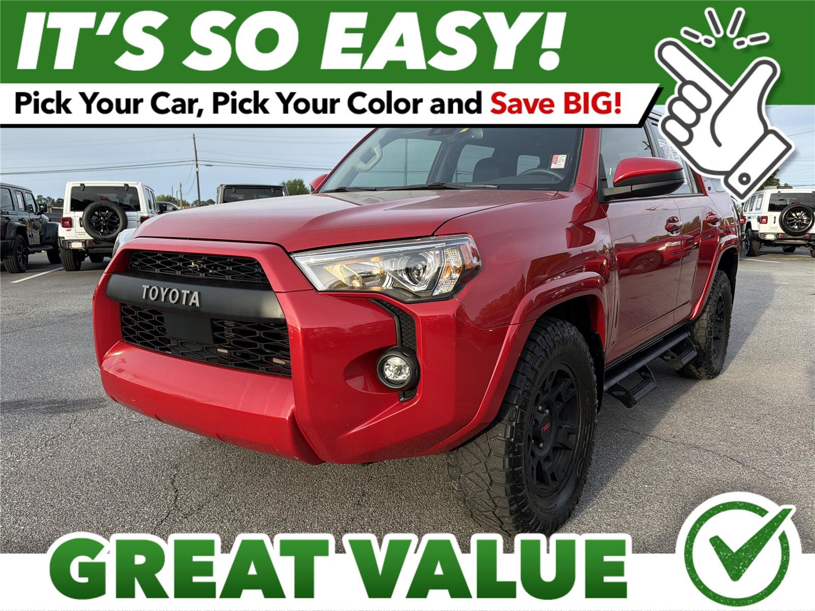 Barcelona Red Metallic 2023 Toyota 4Runner SR5 RWD SUV / Crossover 4X2 5-Speed Automatic
