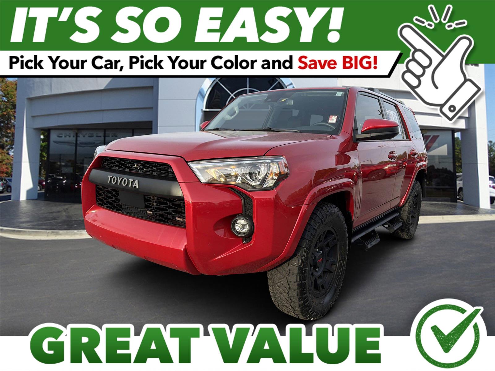 Barcelona Red Metallic 2023 Toyota 4Runner SR5 RWD SUV / Crossover 4X2 5-Speed Automatic