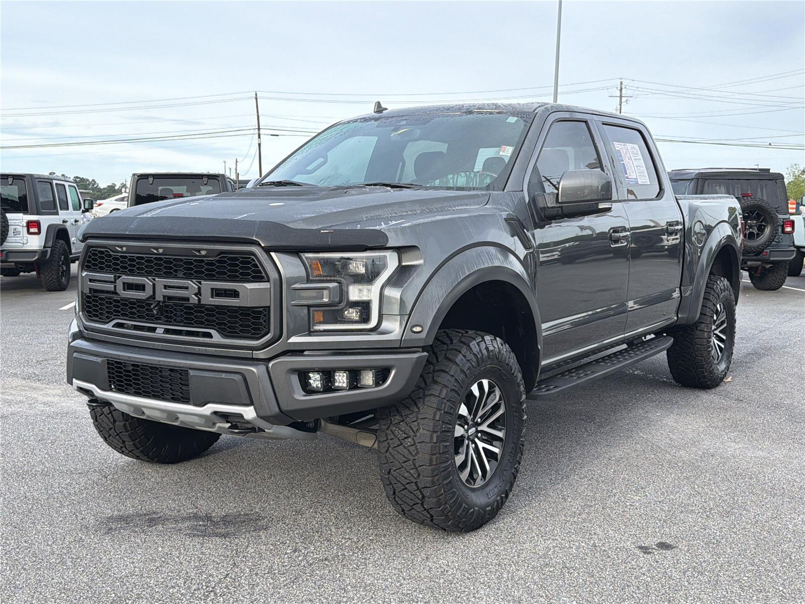 Gray (Magnetic) 2019 Ford F-150 Raptor SuperCrew 4WD Pickup Truck Four-Wheel Drive Automatic