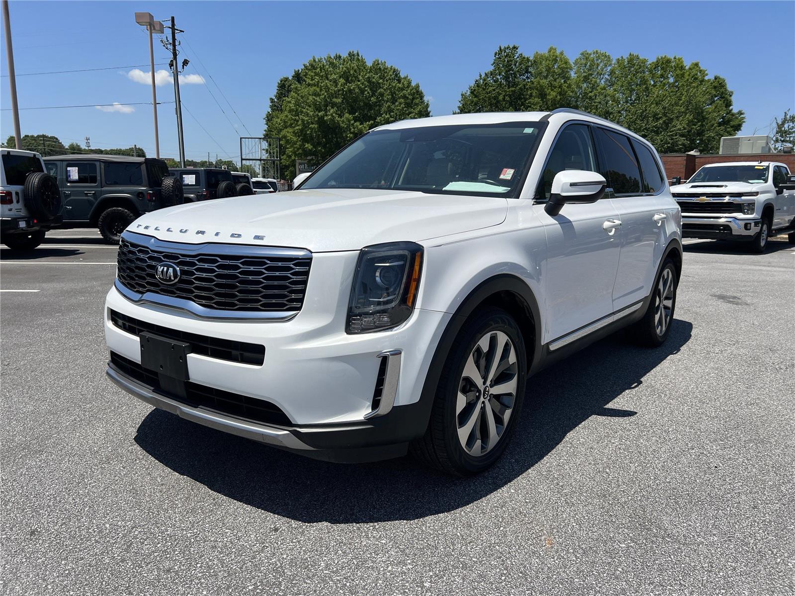 Snow White Pearl 2020 Kia Telluride EX FWD SUV / Crossover Front-Wheel Drive 8-Speed Automatic