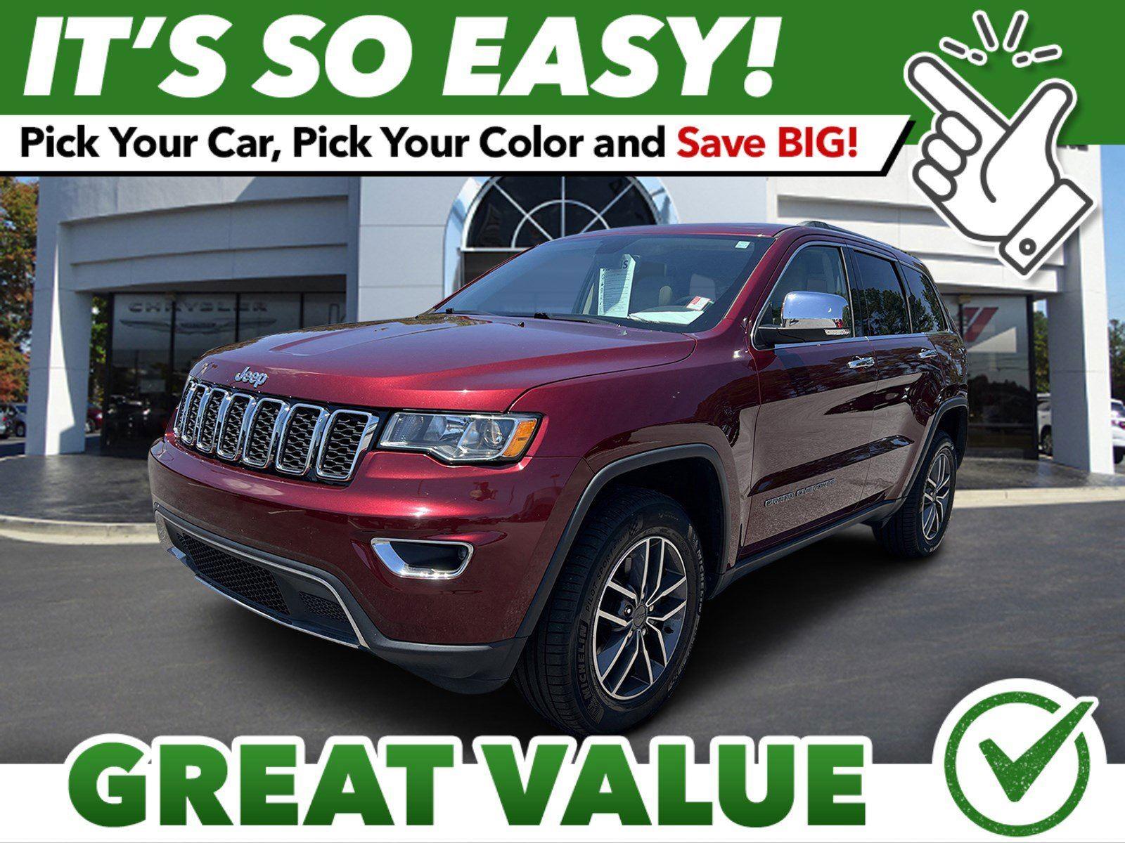 Velvet Red Pearlcoat 2019 Jeep Grand Cherokee Limited 4WD SUV / Crossover Four-Wheel Drive 8-Speed Automatic
