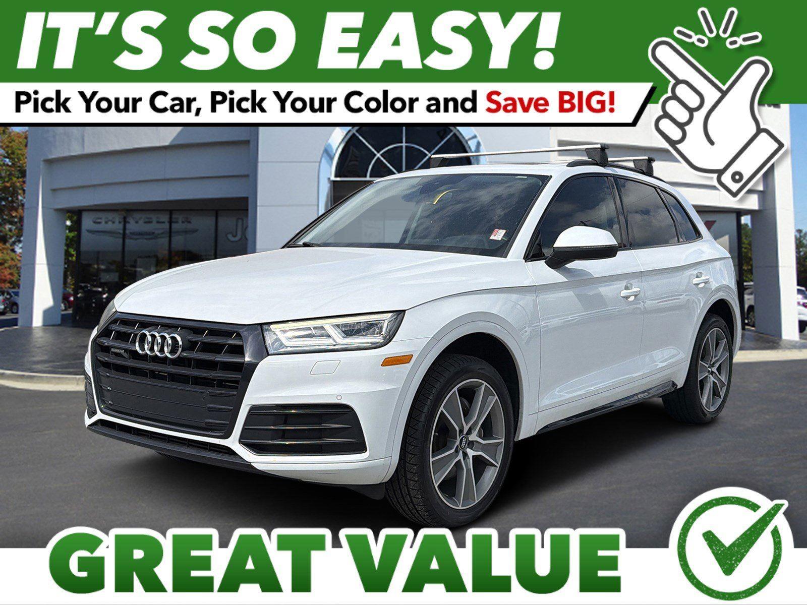 Glacier White Metallic 2019 Audi Q5 quattro Premium Plus 45 TFSI SUV / Crossover All-Wheel Drive Automatic