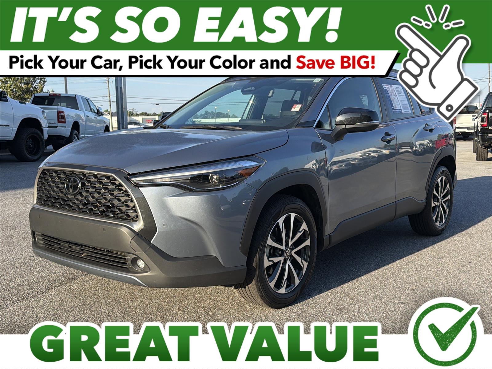 Celestite 2025 Toyota Corolla Cross XLE FWD SUV / Crossover Front-Wheel Drive Continuously Variable Transmission
