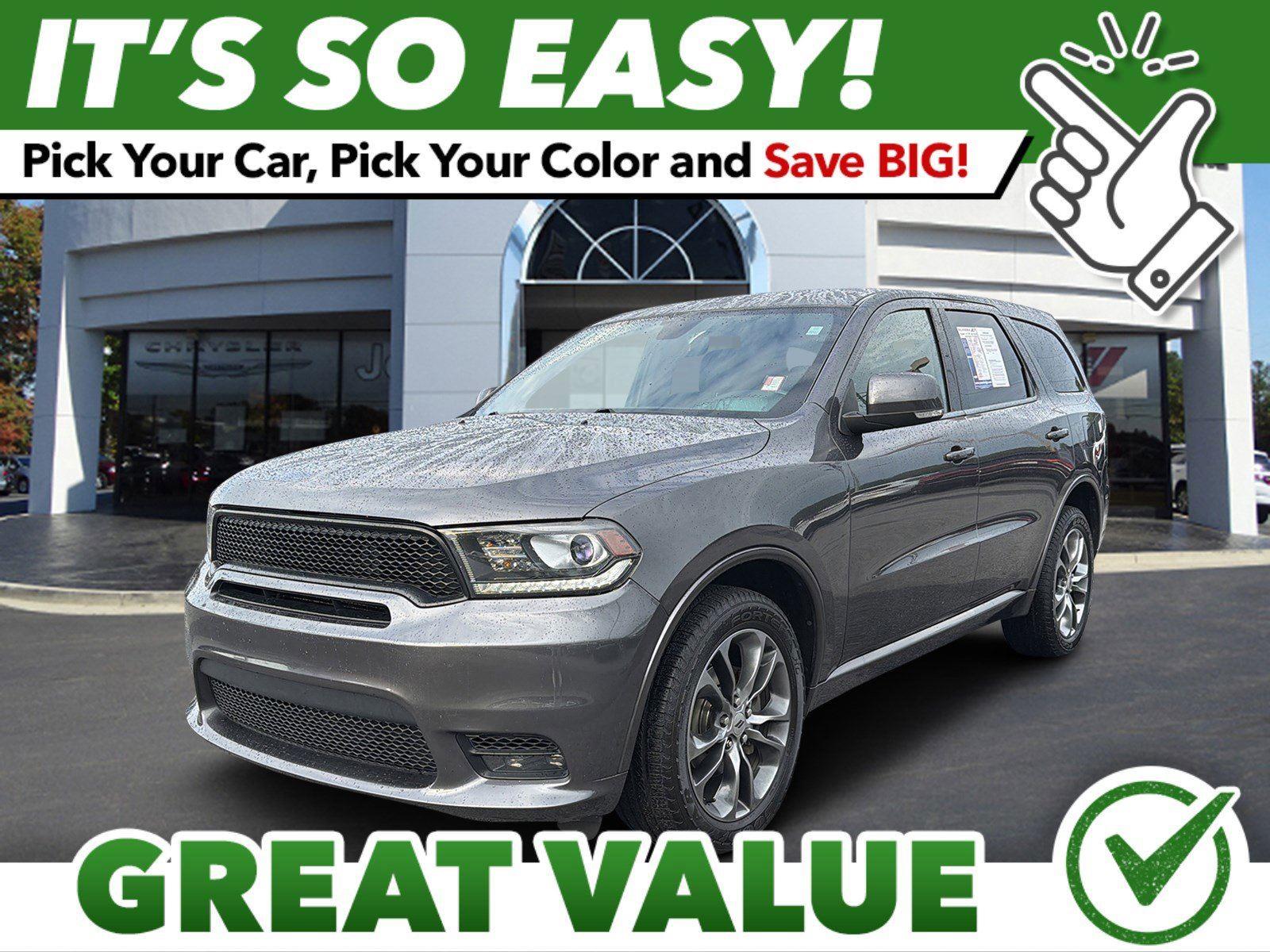 Granite Clearcoat 2020 Dodge Durango GT Plus AWD SUV / Crossover All-Wheel Drive 8-Speed Automatic