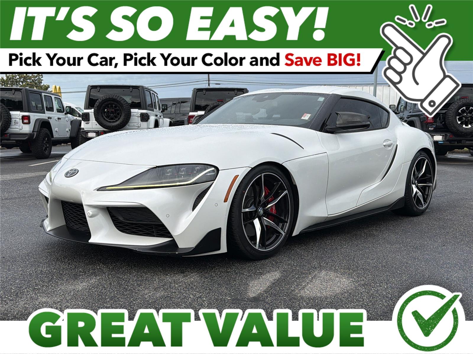 Absolute Zero 2021 Toyota Supra 3.0 Premium RWD Coupe Rear-Wheel Drive 8-Speed Automatic