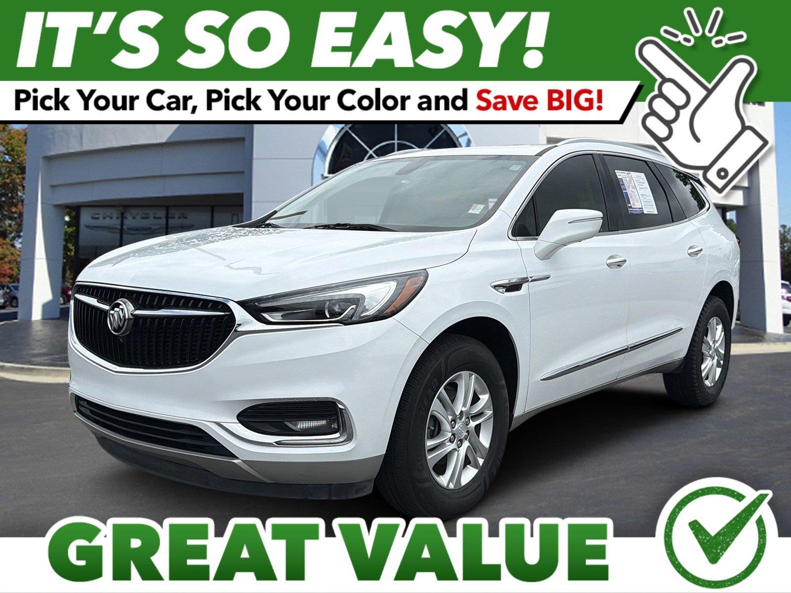 Summit White 2020 Buick Enclave Essence FWD SUV / Crossover Front-Wheel Drive 9-Speed Automatic