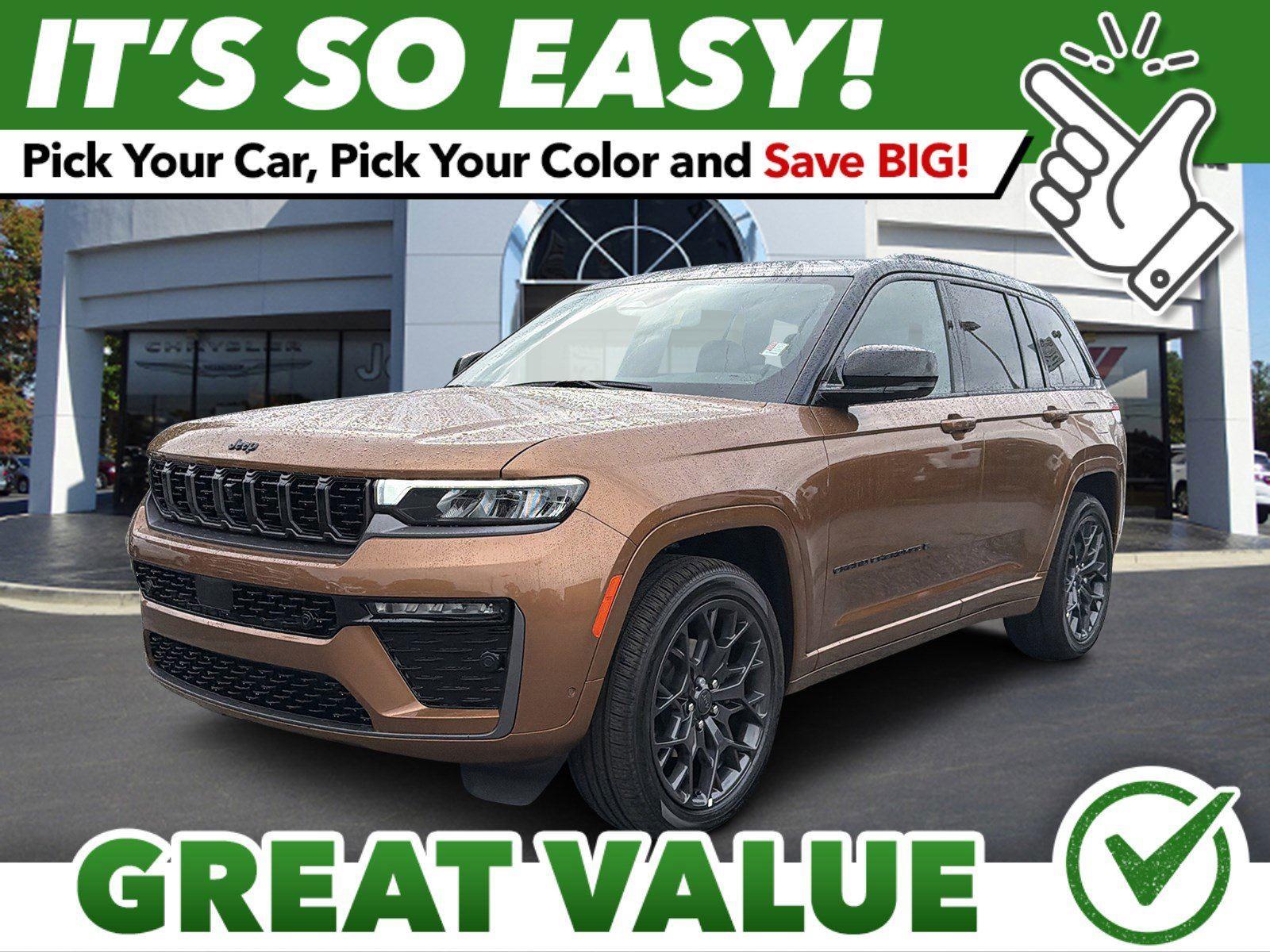 Red (Copper Shino Metallic Clearcoat) 2026 Jeep Grand Cherokee Summit 4WD SUV / Crossover Four-Wheel Drive 8-Speed Automatic