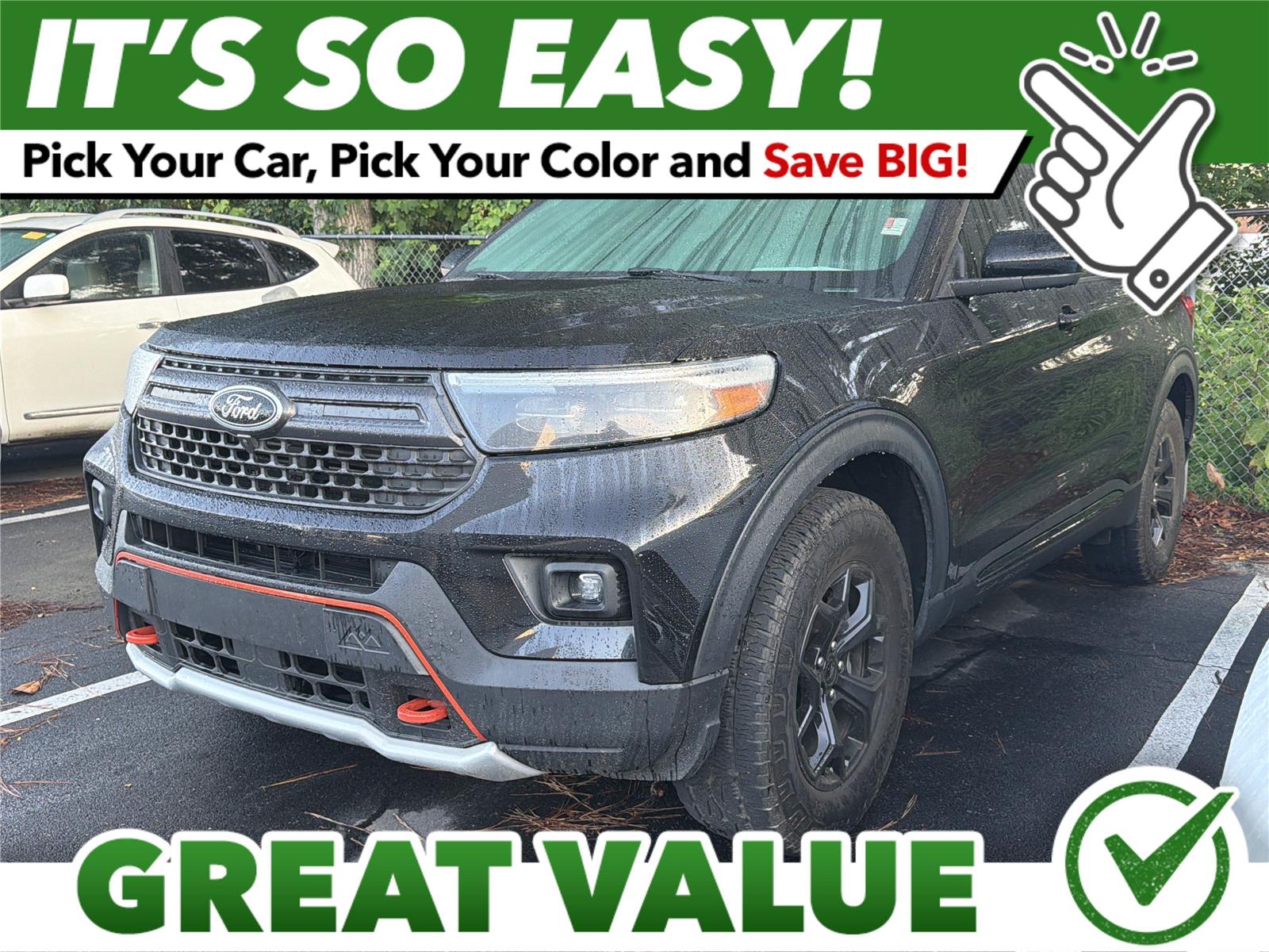 Agate Black 2023 Ford Explorer Timberline AWD SUV / Crossover All-Wheel Drive Automatic