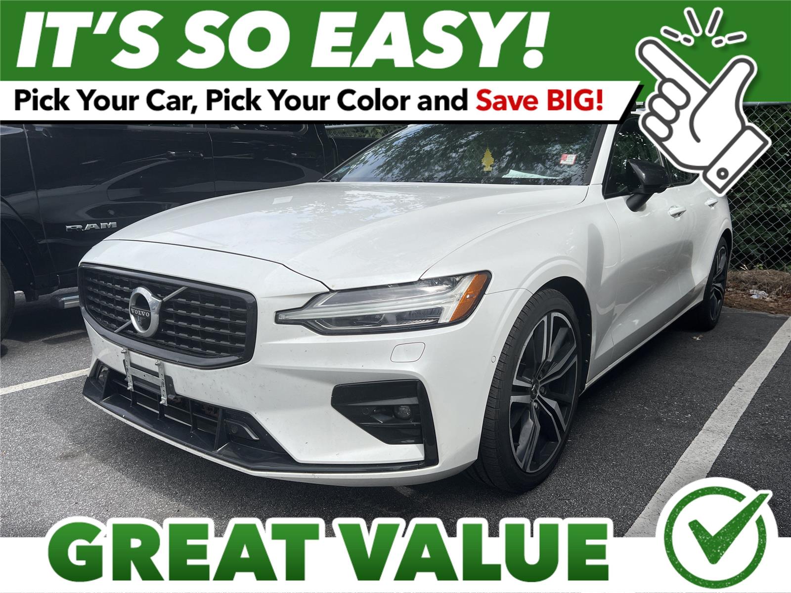 Crystal White Metallic 2022 Volvo S60 Sedan All-Wheel Drive Automatic