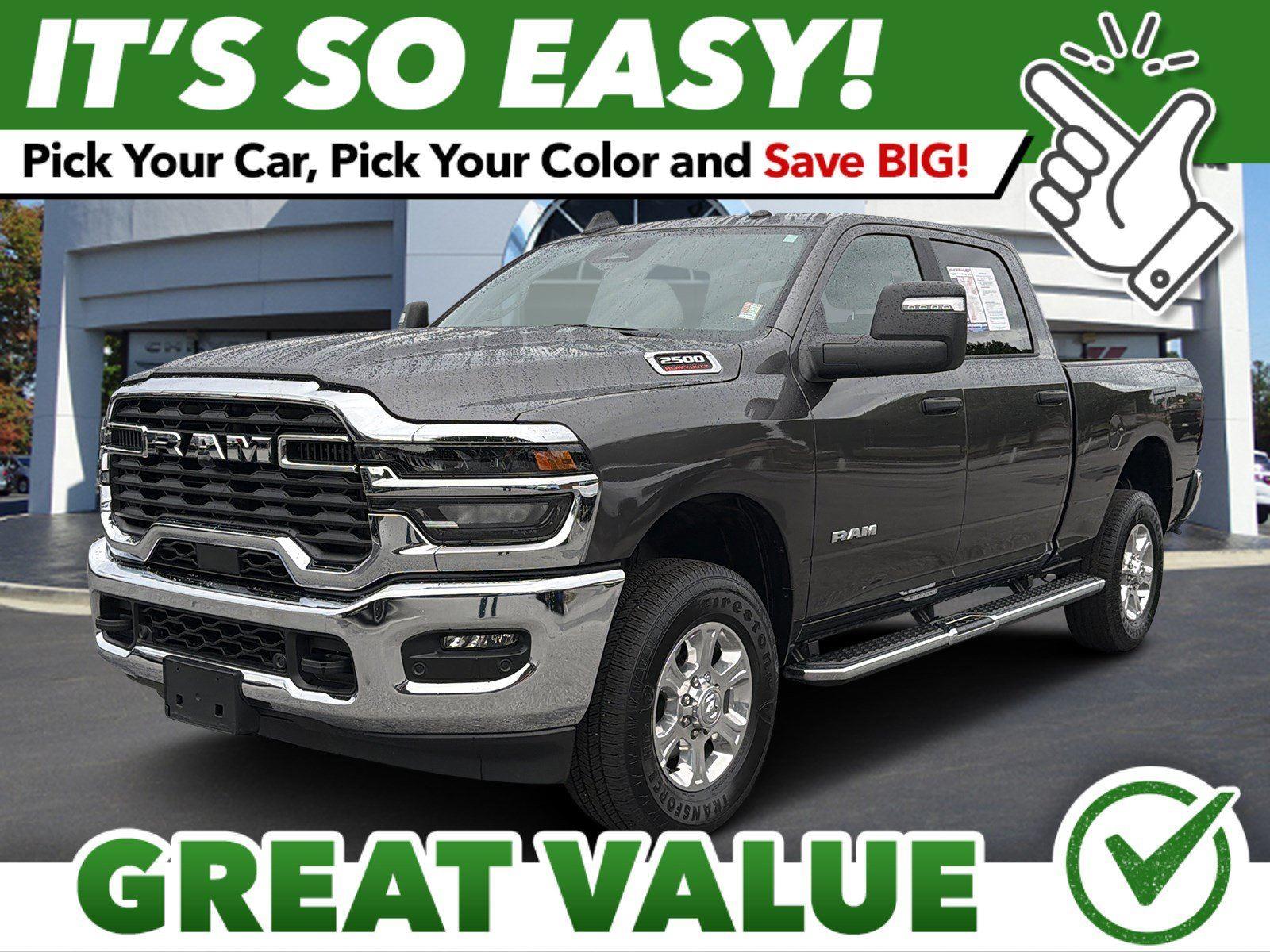 Gray (Granite Crystal Metallic Clearcoat) 2026 RAM 2500 Pickup Truck Four-Wheel Drive 8-Speed Automatic