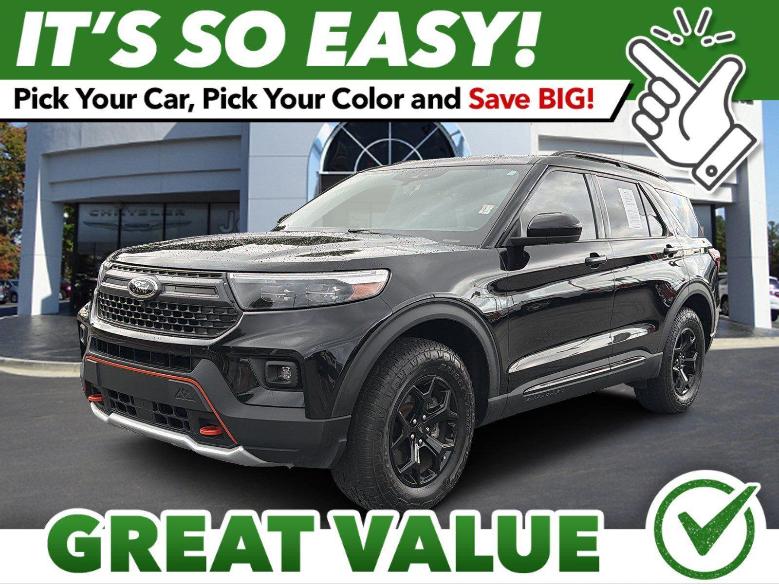 Agate Black 2023 Ford Explorer SUV / Crossover All-Wheel Drive Automatic