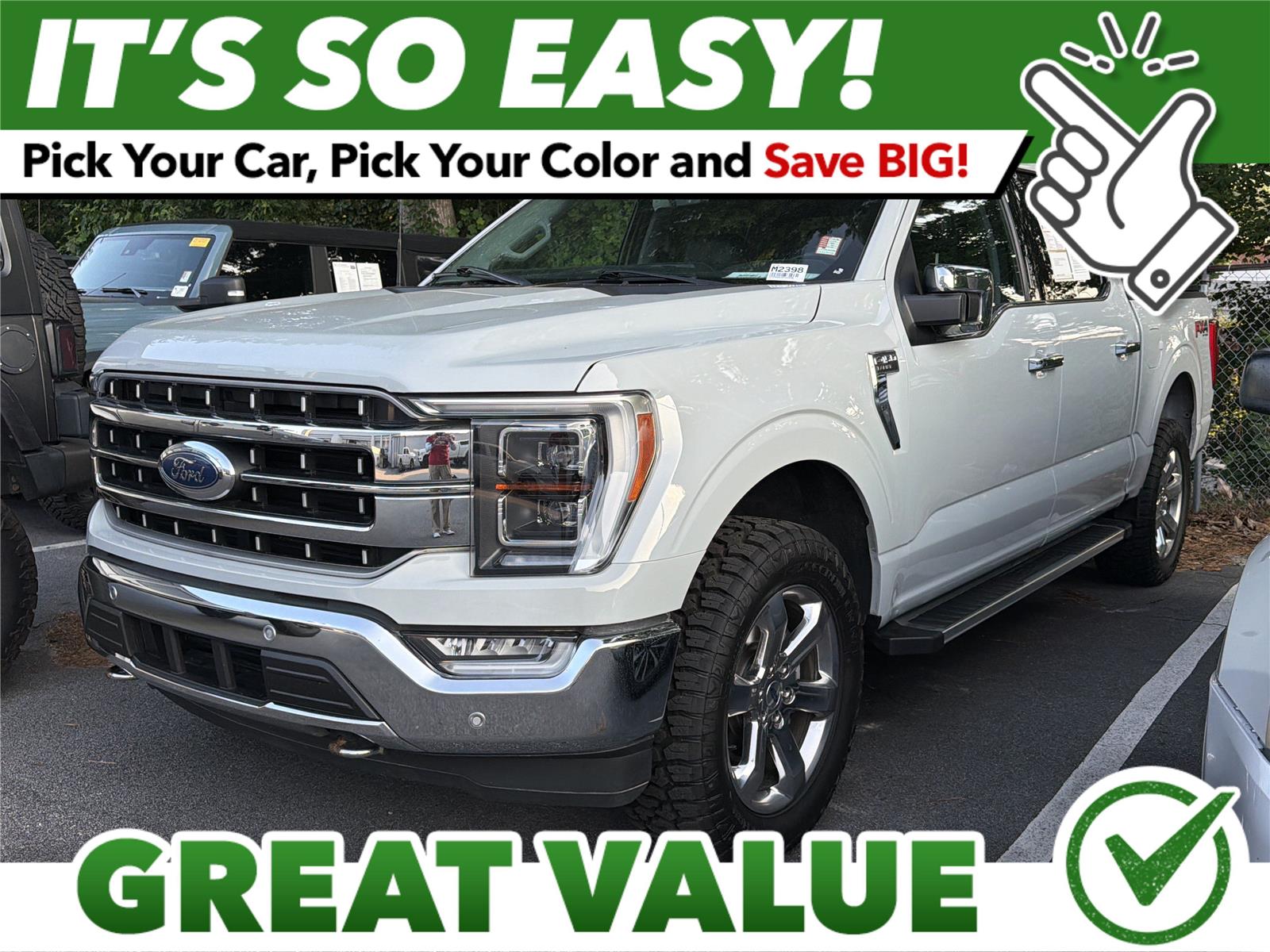 Avalanche Gray 2023 Ford F-150 Pickup Truck Four-Wheel Drive Automatic