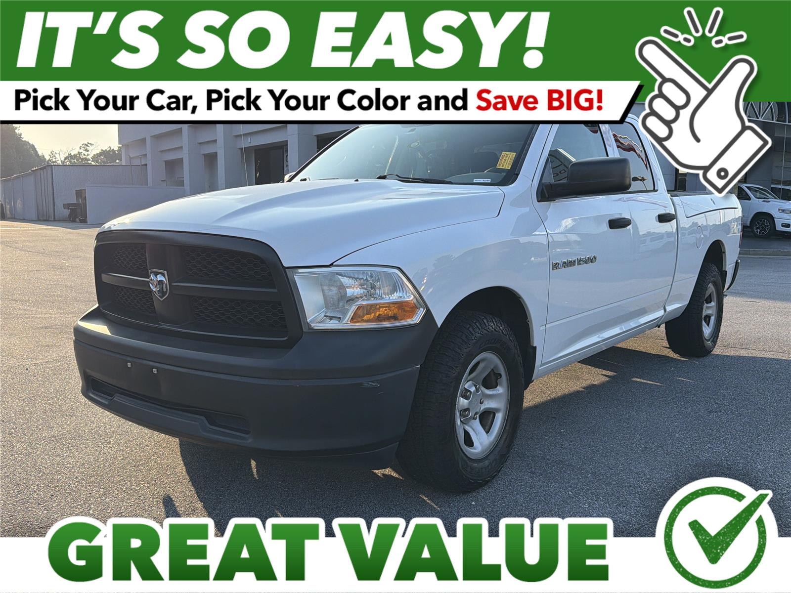 2012 RAM 1500 Blanco (Bright White) Camioneta Todo terreno 6 velocidades Automática
