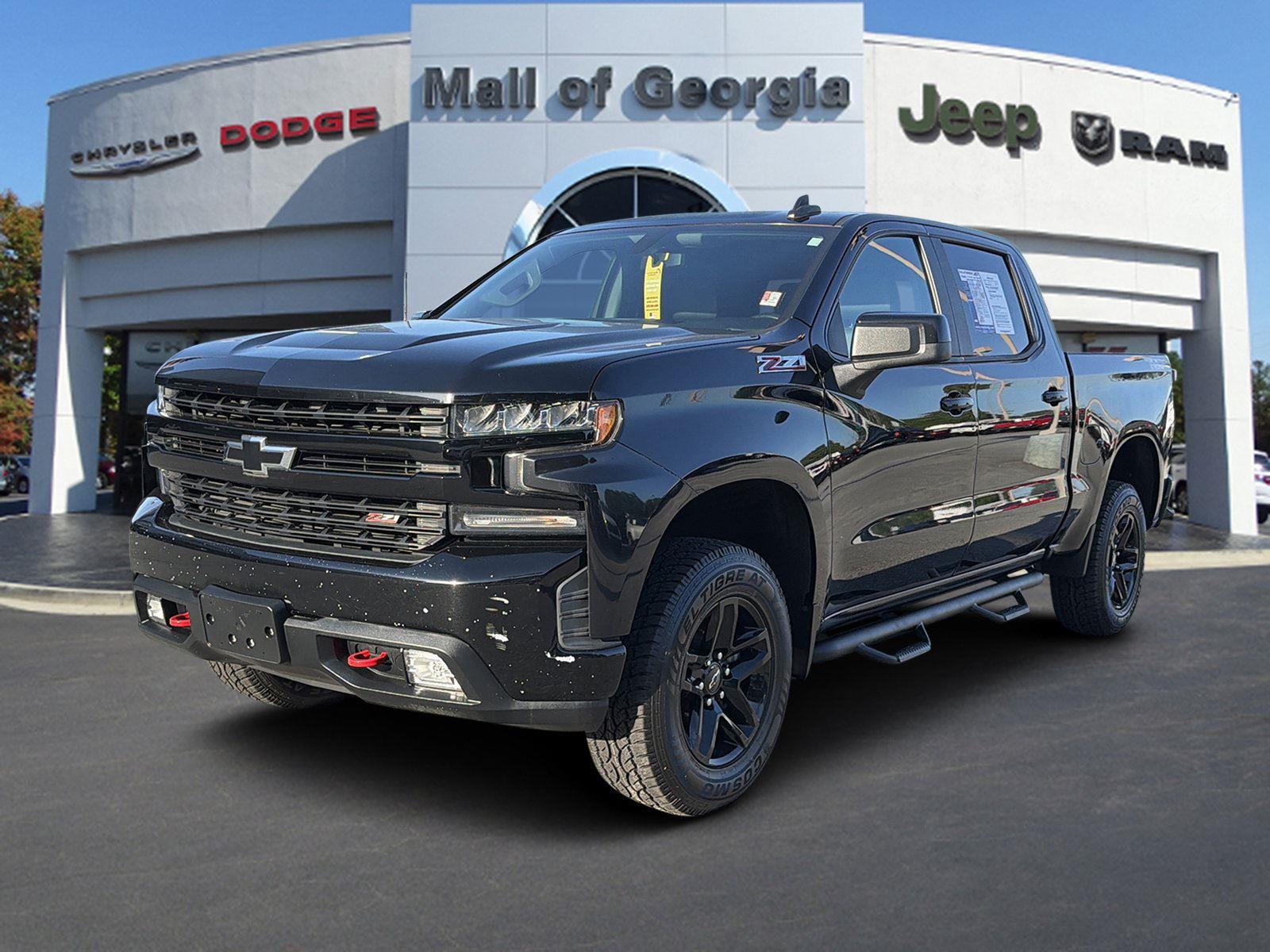 Black 2019 Chevrolet Silverado 1500 Pickup Truck Four-Wheel Drive 8-Speed Automatic
