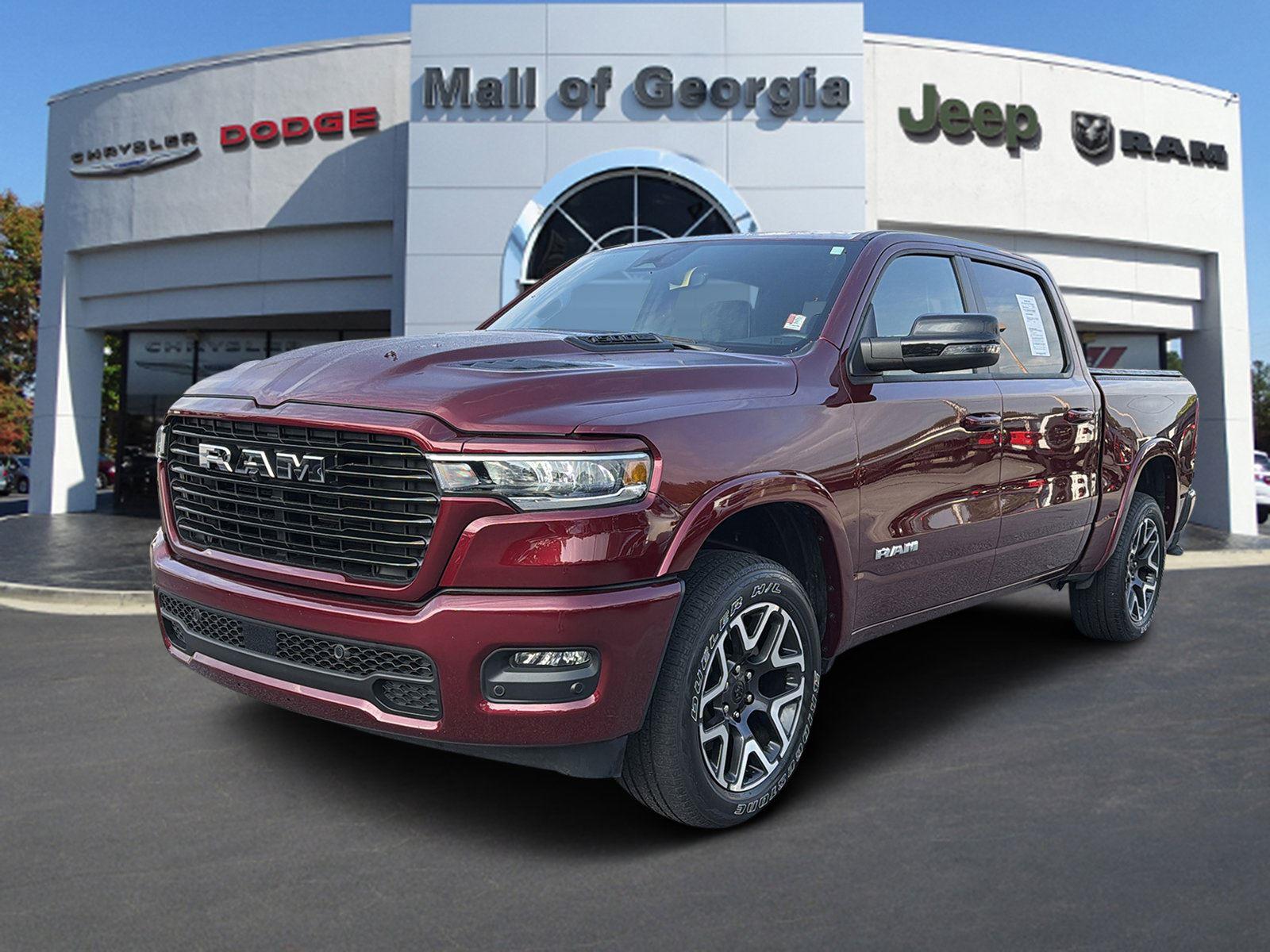 Delmonico Red Pearlcoat 2025 RAM 1500 Pickup Truck Four-Wheel Drive 8-Speed Automatic