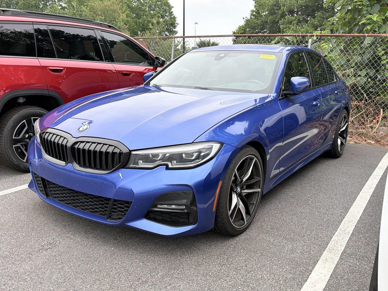 Portimao Blue Metallic 2021 BMW 3 Series Sedan Rear-Wheel Drive Automatic