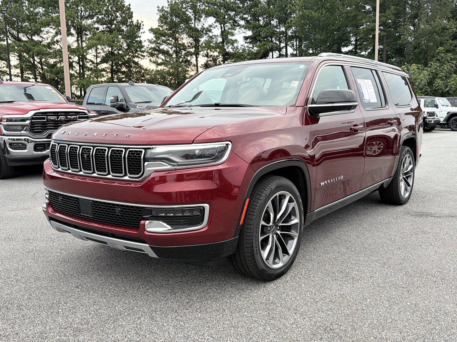 Velvet Red Pearlcoat 2024 Jeep Wagoneer L SUV / Crossover Four-Wheel Drive 8-Speed Automatic