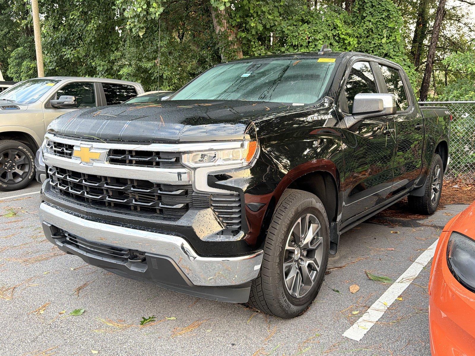 Black 2023 Chevrolet Silverado 1500 Pickup Truck Four-Wheel Drive 8-Speed Automatic