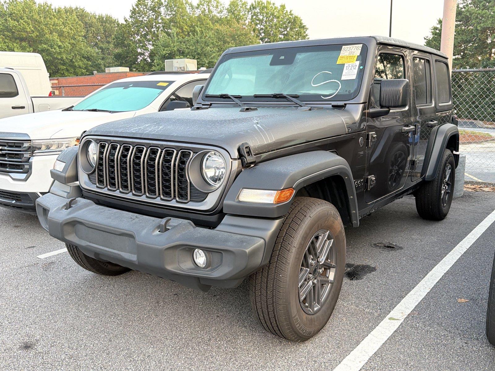 Gray (Granite Crystal Metallic Clearcoat) 2024 Jeep Wrangler SUV / Crossover Four-Wheel Drive 8-Speed Automatic