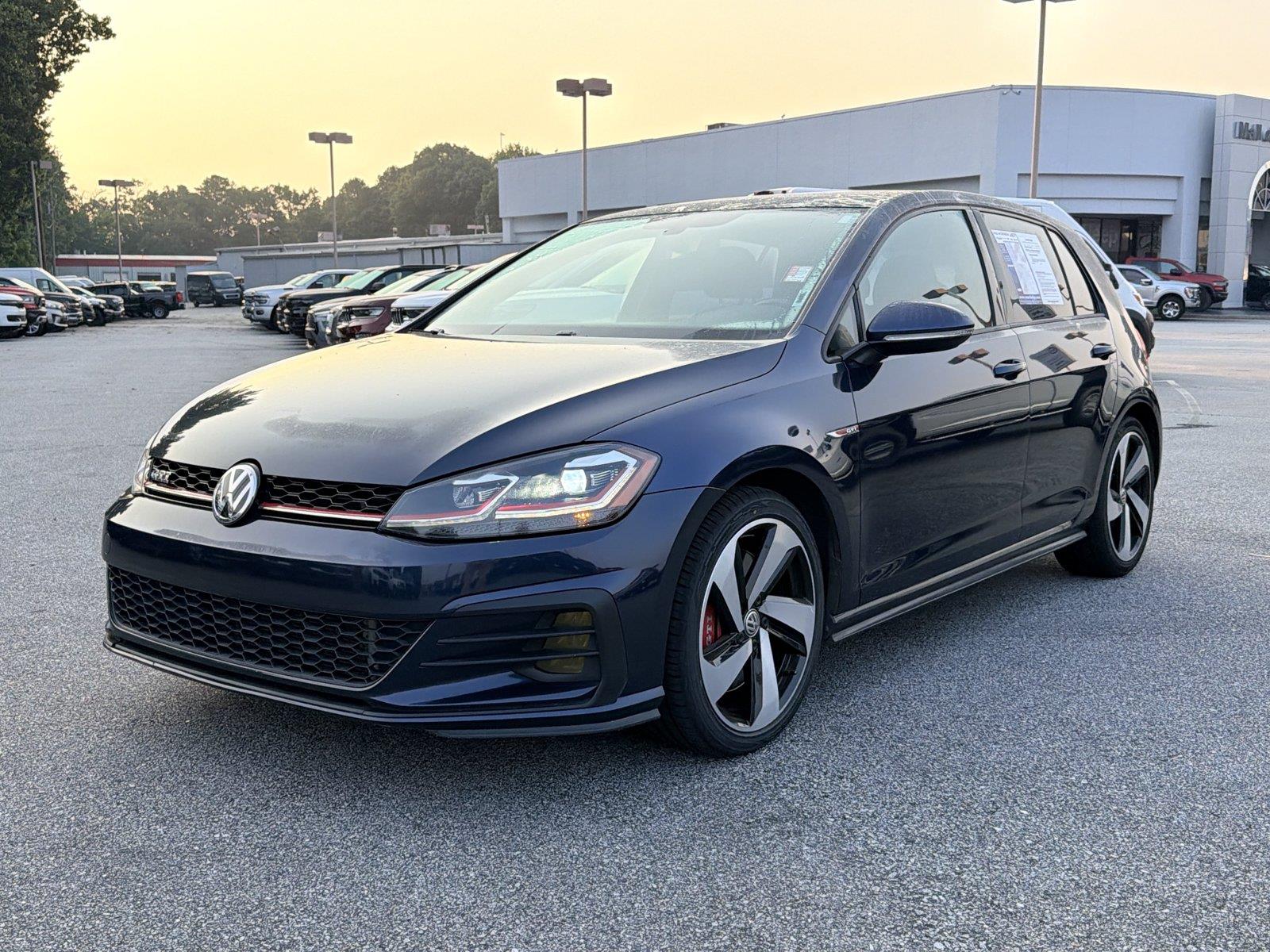 Night Blue Metallic 2018 Volkswagen Golf GTI Hatchback Front-Wheel Drive Manual