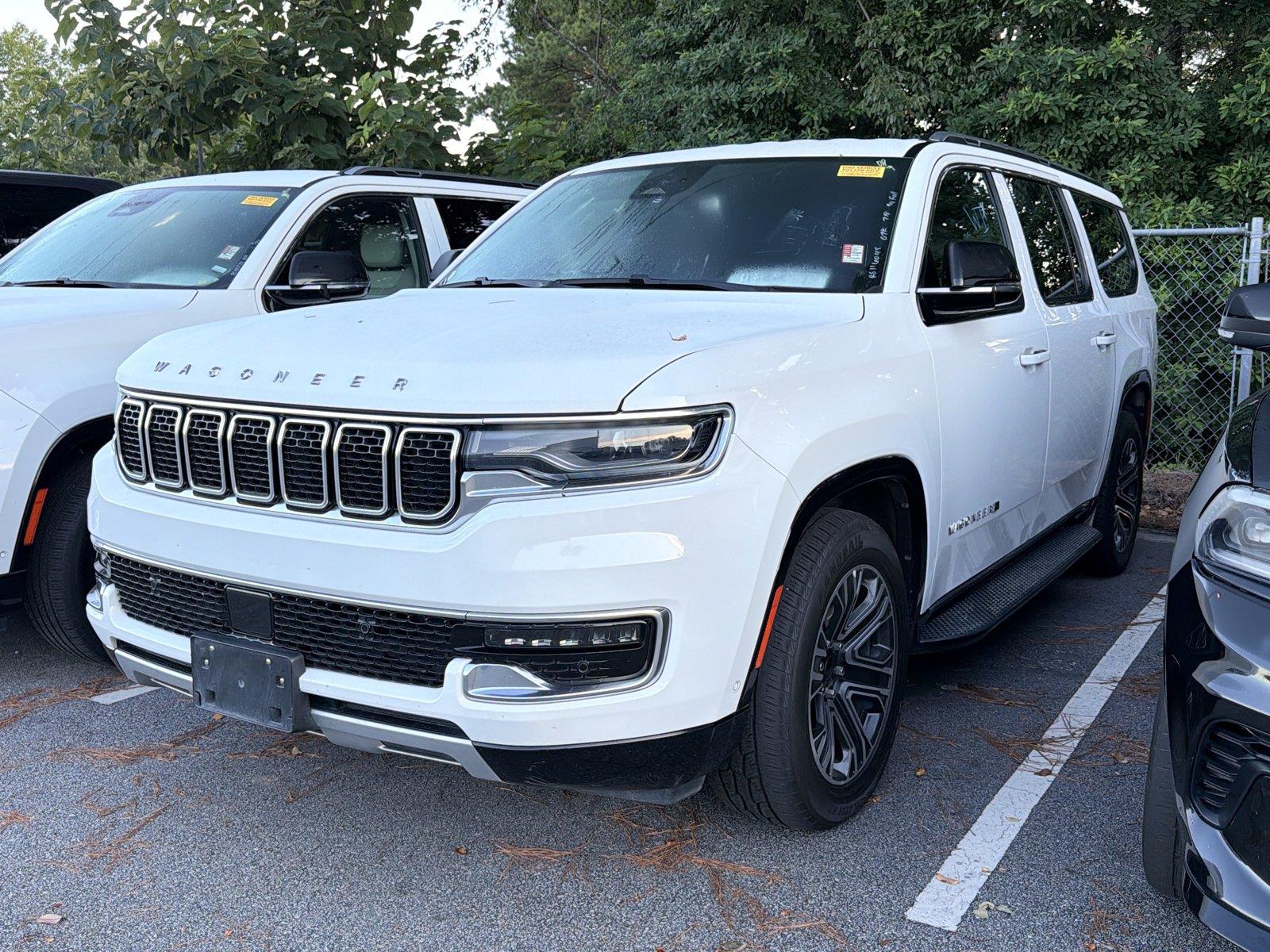 Bright White Clearcoat 2024 Jeep Wagoneer L SUV / Crossover Four-Wheel Drive 8-Speed Automatic