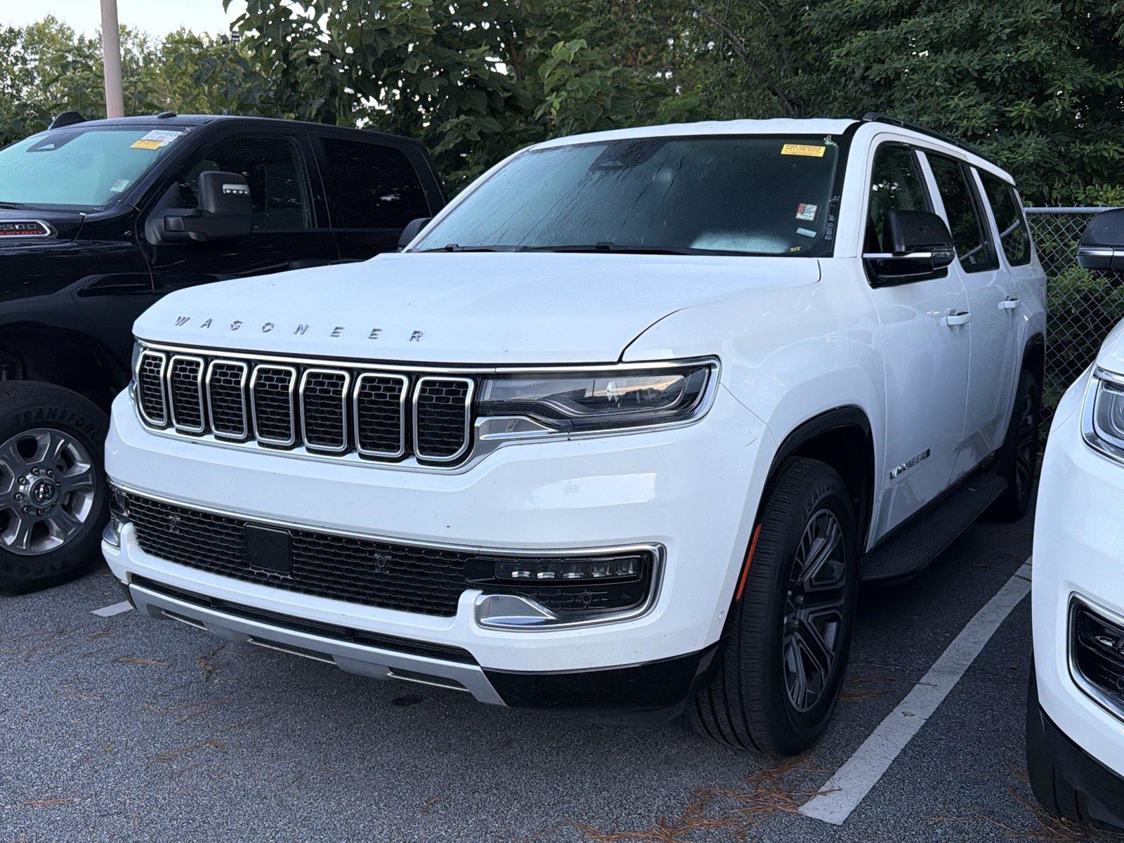 Bright White Clearcoat 2024 Jeep Wagoneer L SUV / Crossover Four-Wheel Drive 8-Speed Automatic